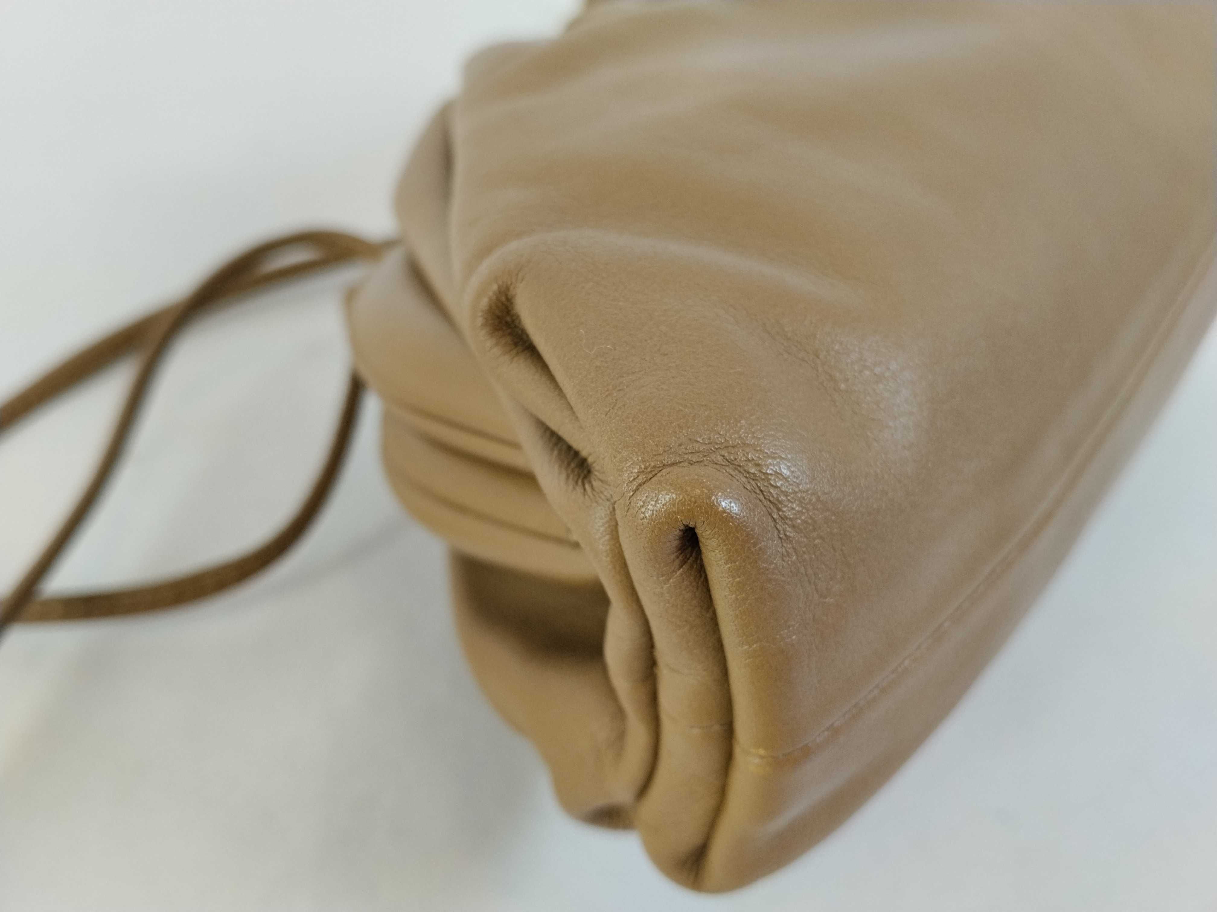 Mini The Pouch Leather Shoulder Bag (Brown) — view 6