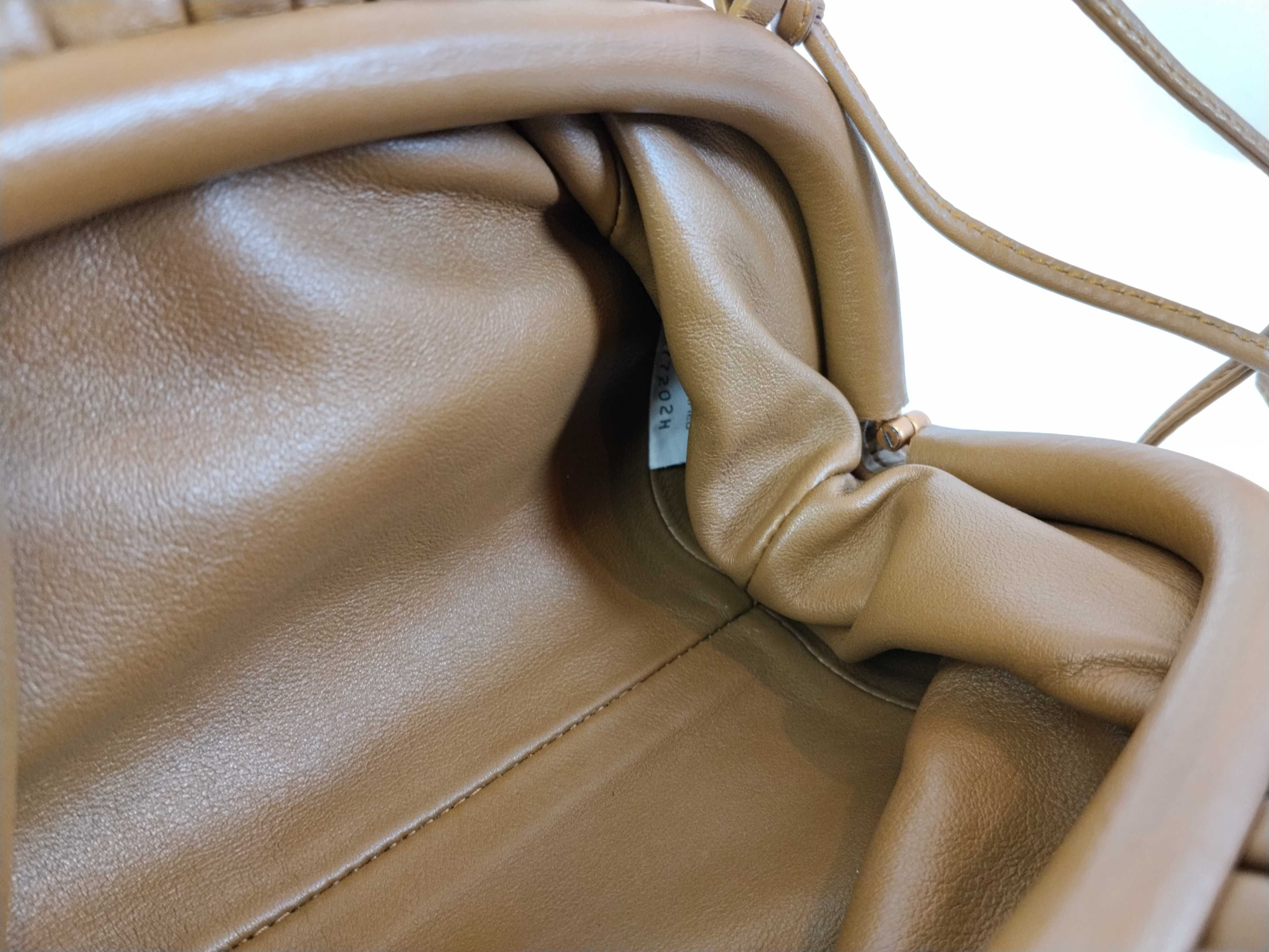 Mini The Pouch Leather Shoulder Bag (Brown) — view 10