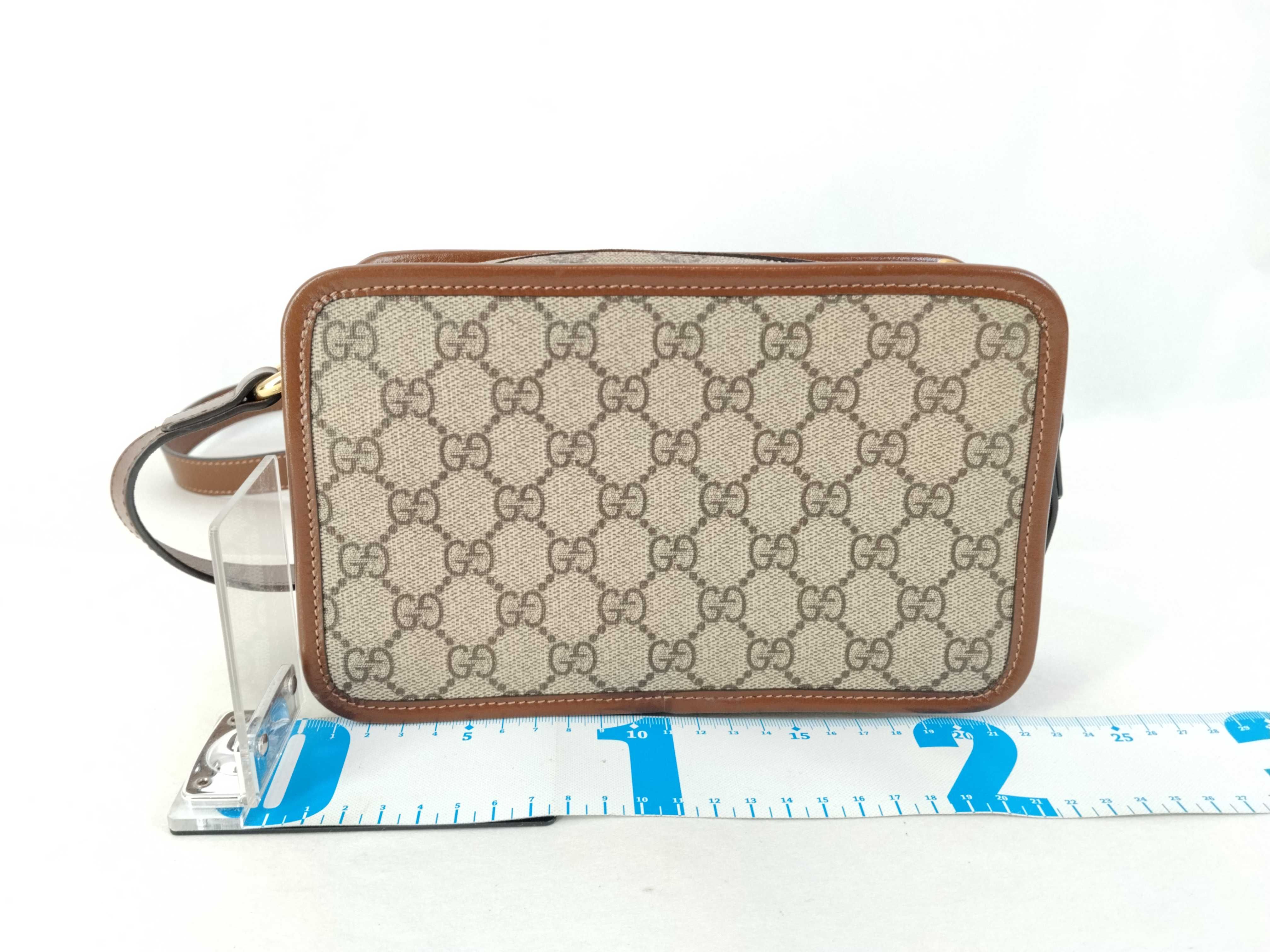GG Supreme Leather Shoulder Bag — view 2