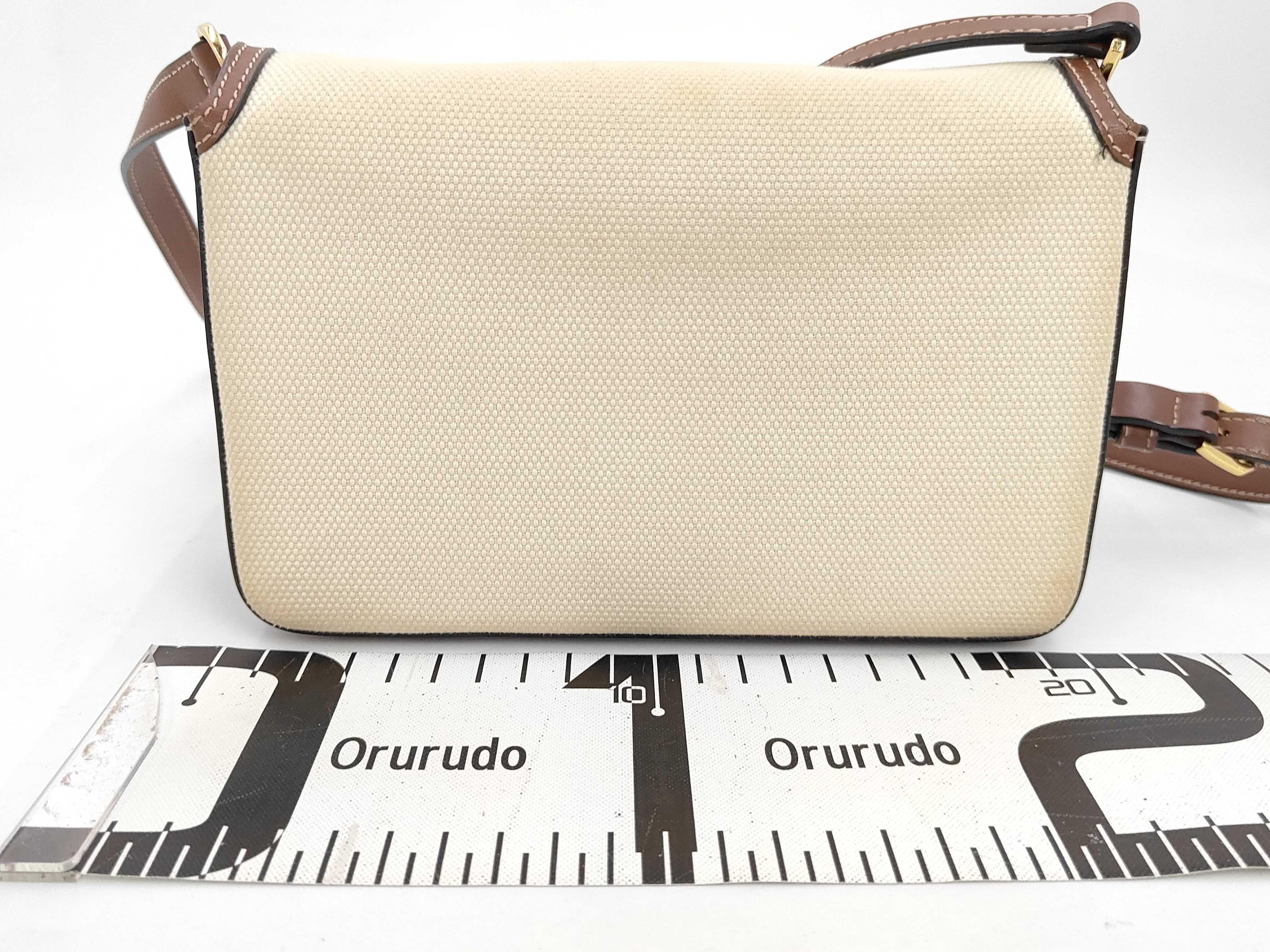 Horseferry Print Canvas & Leather Shoulder Bag — view 2