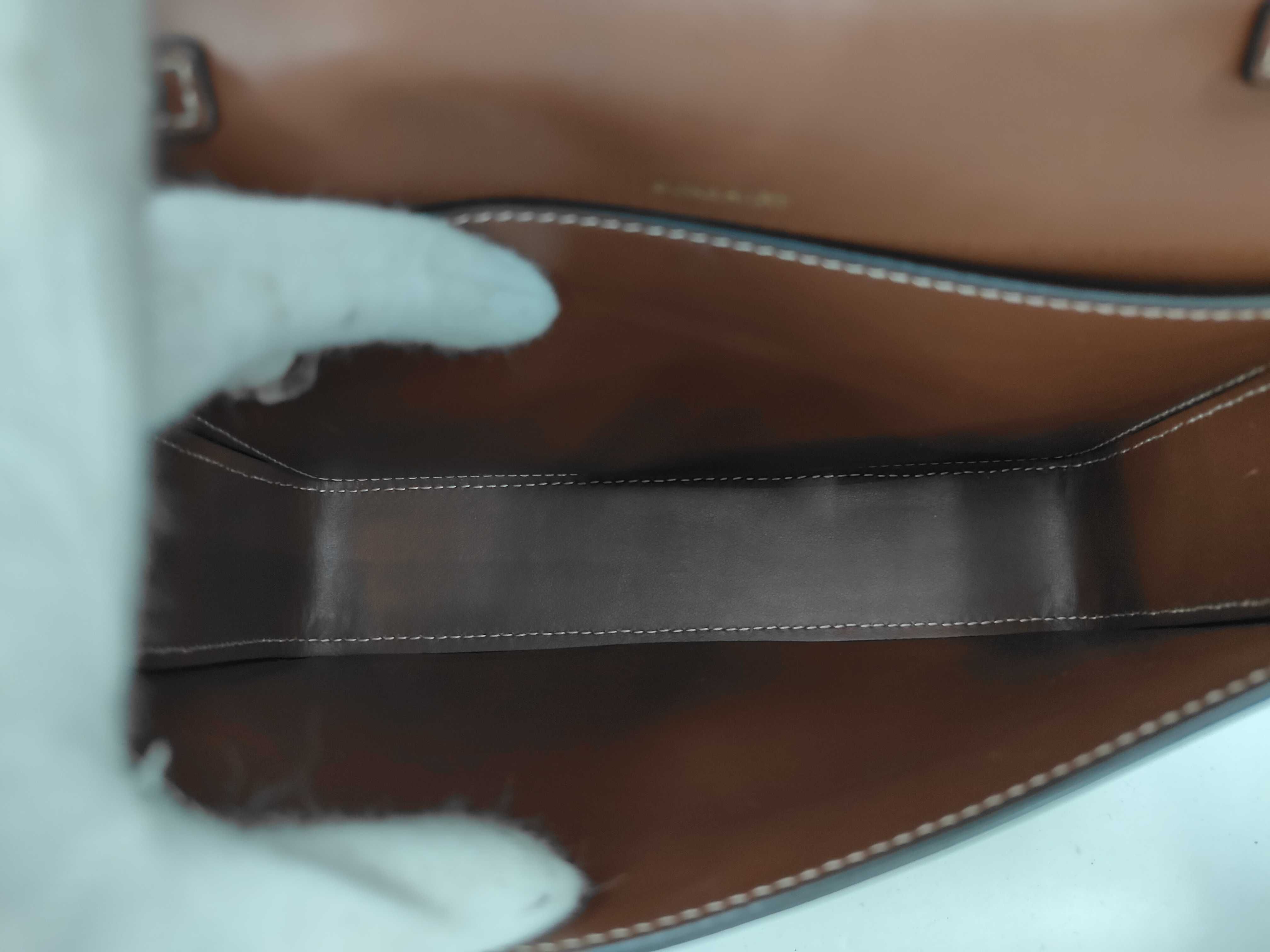 Horseferry Print Canvas & Leather Shoulder Bag — view 9