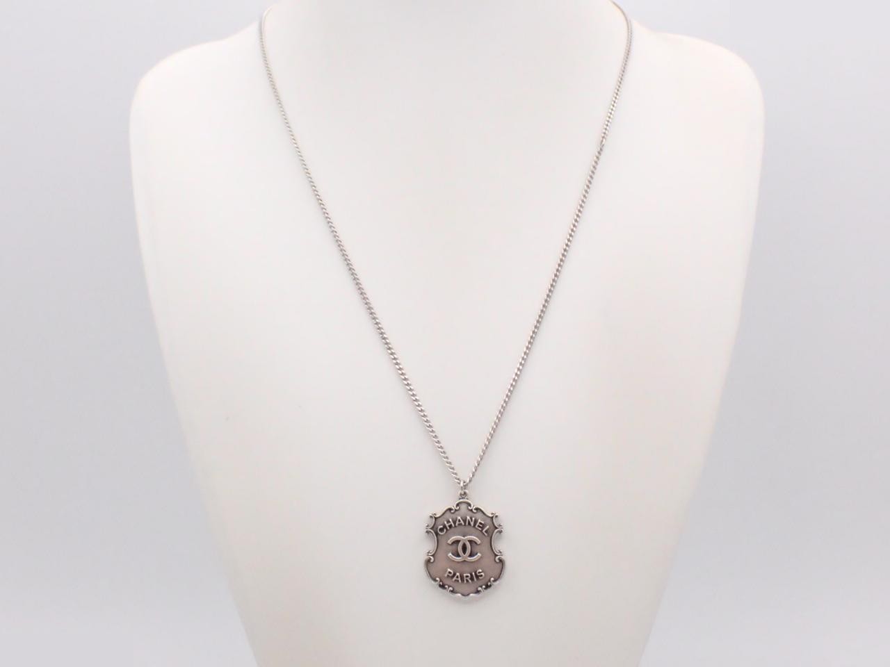 Necklace A14A Emblem Coco Mark Silver — view 3