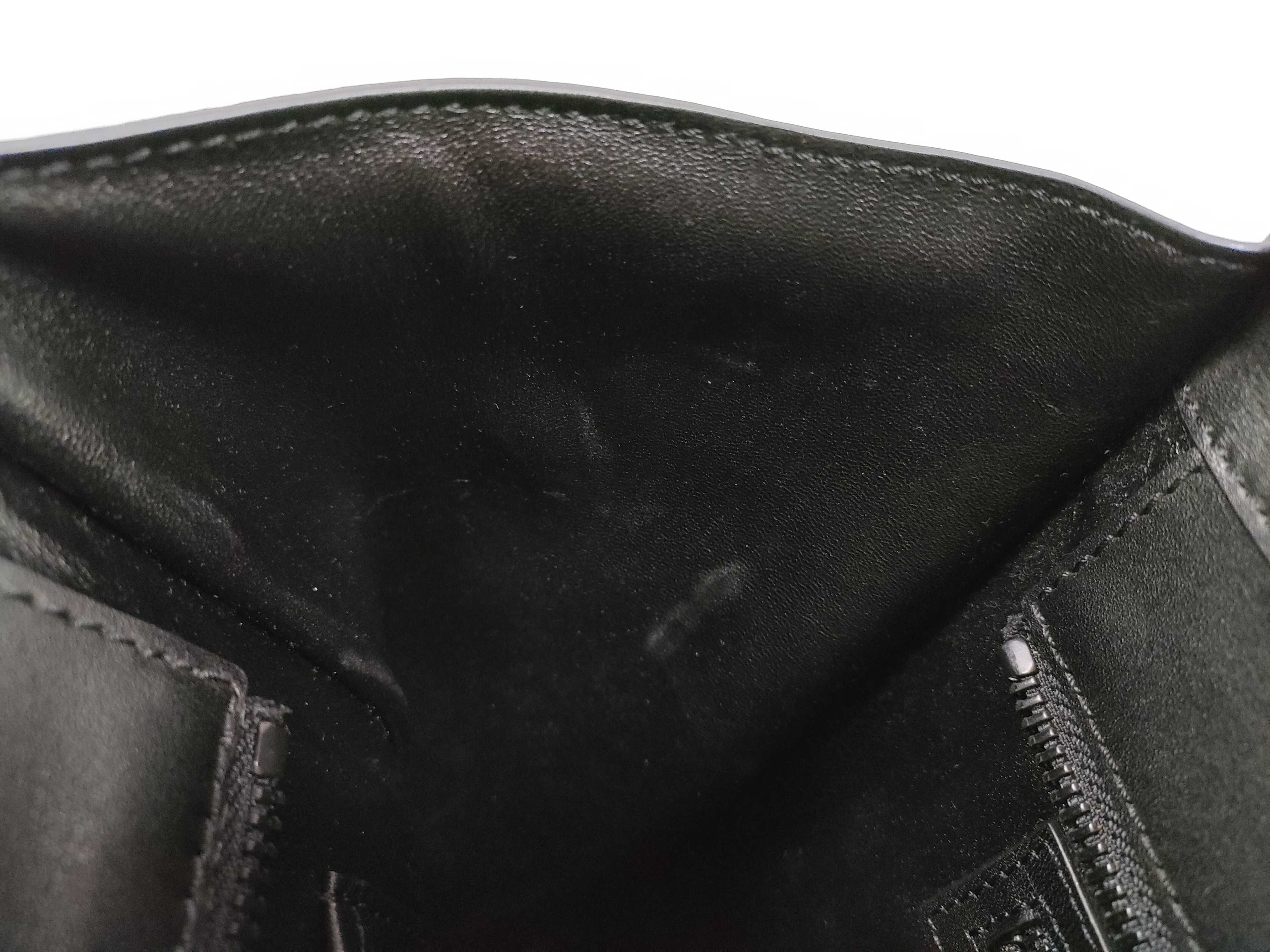 Luggage Medium Shopper Leather Handbag, Black — view 11