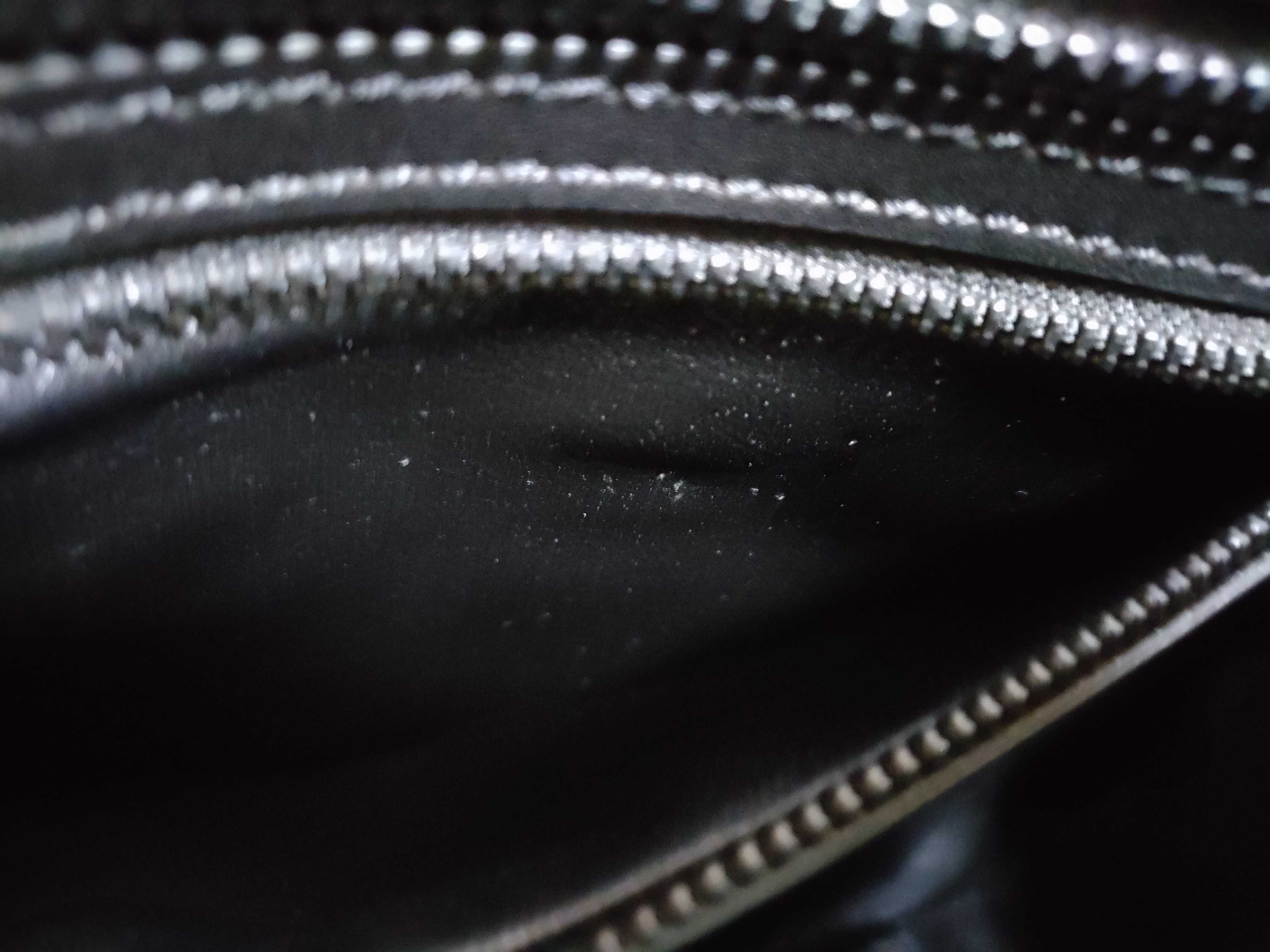 Luggage Medium Shopper Leather Handbag, Black — view 10