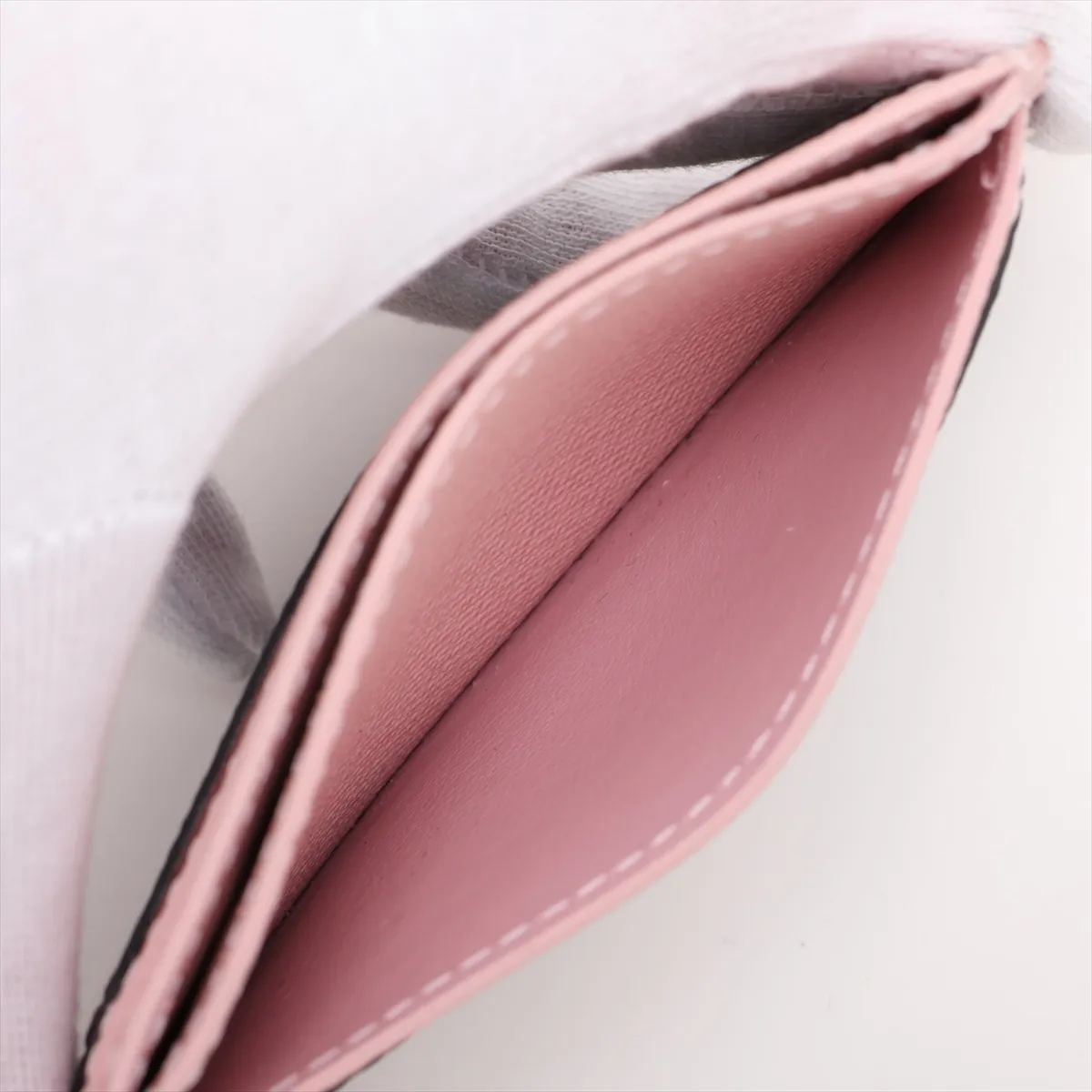 Monogram Portecarte LV Charm M82739 Rose Ballerine Card Case (RFID detected) — view 6