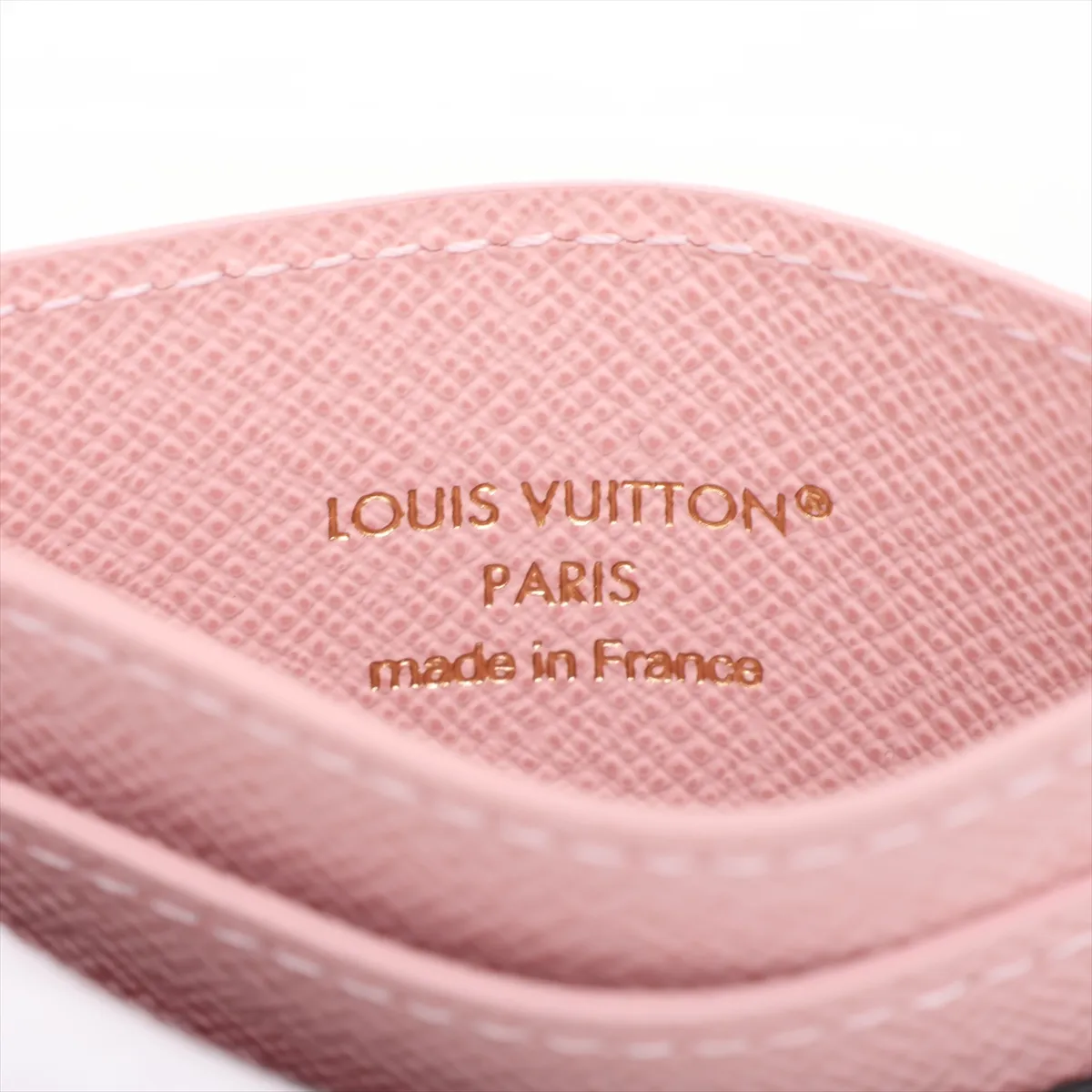 Monogram Portecarte LV Charm M82739 Rose Ballerine Card Case (RFID detected) — view 8