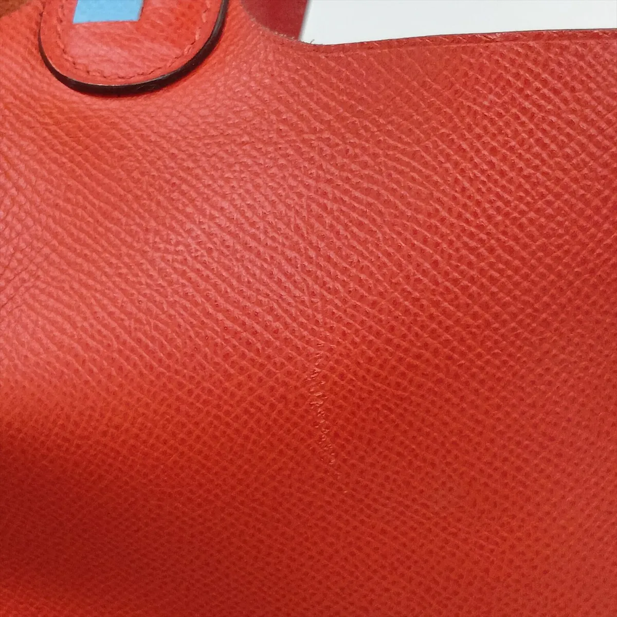 Hermès Picotin Lock 22 MM Tressage Veau Epsom Rouge Coeur x Blue Nord x Rouge H Silver Hardware D:2019 — view 11