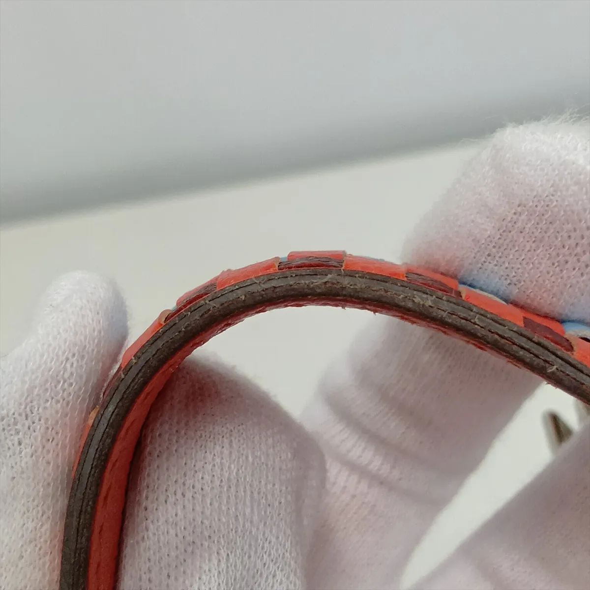 Hermès Picotin Lock 22 MM Tressage Veau Epsom Rouge Coeur x Blue Nord x Rouge H Silver Hardware D:2019 — view 12