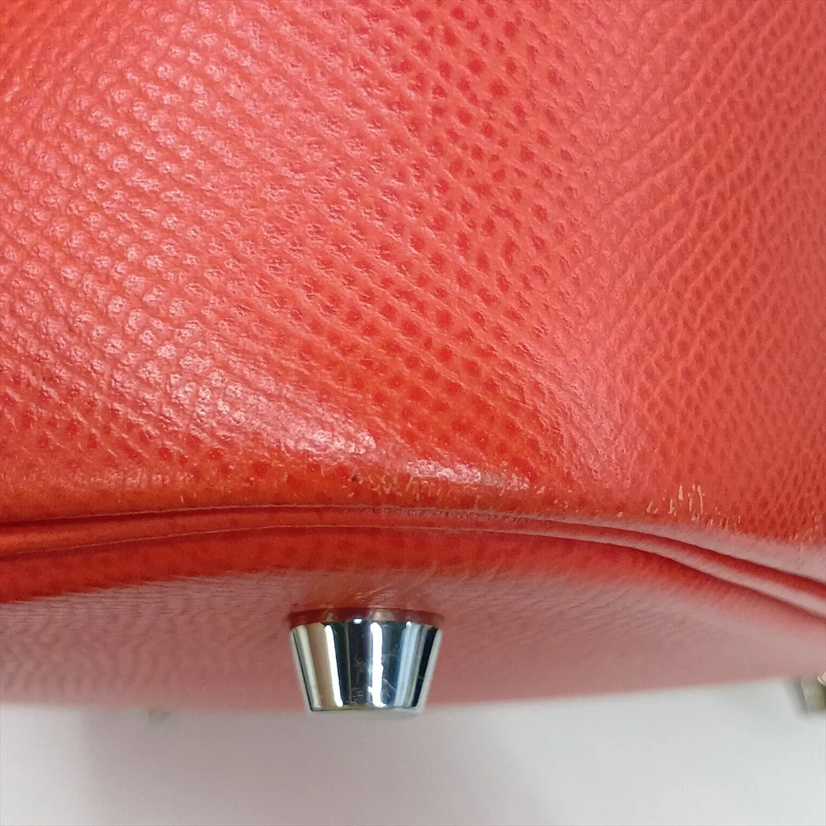 Hermès Picotin Lock 22 MM Tressage Veau Epsom Rouge Coeur x Blue Nord x Rouge H Silver Hardware D:2019 — view 13