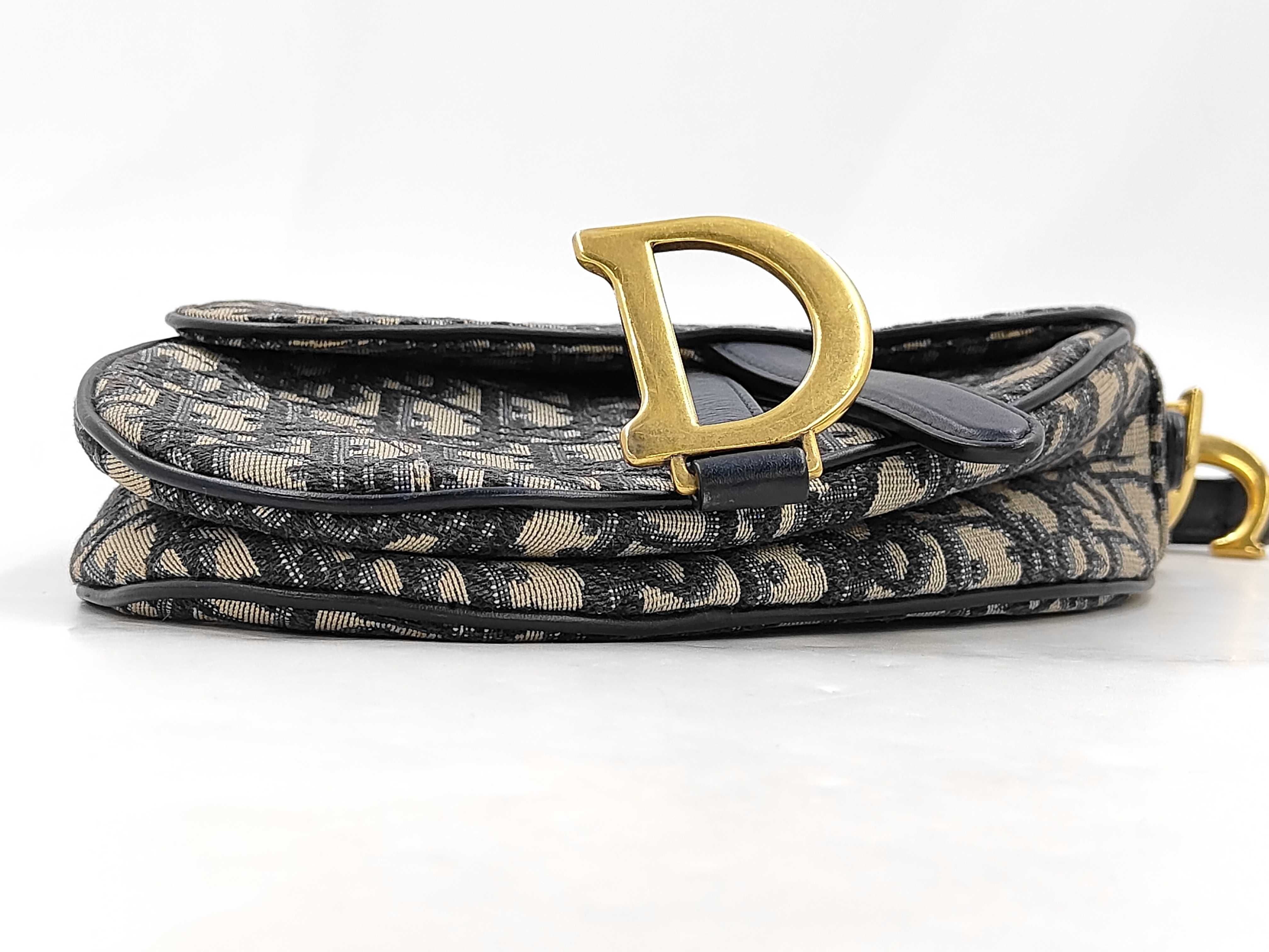 Oblique Saddle Handbag — view 7
