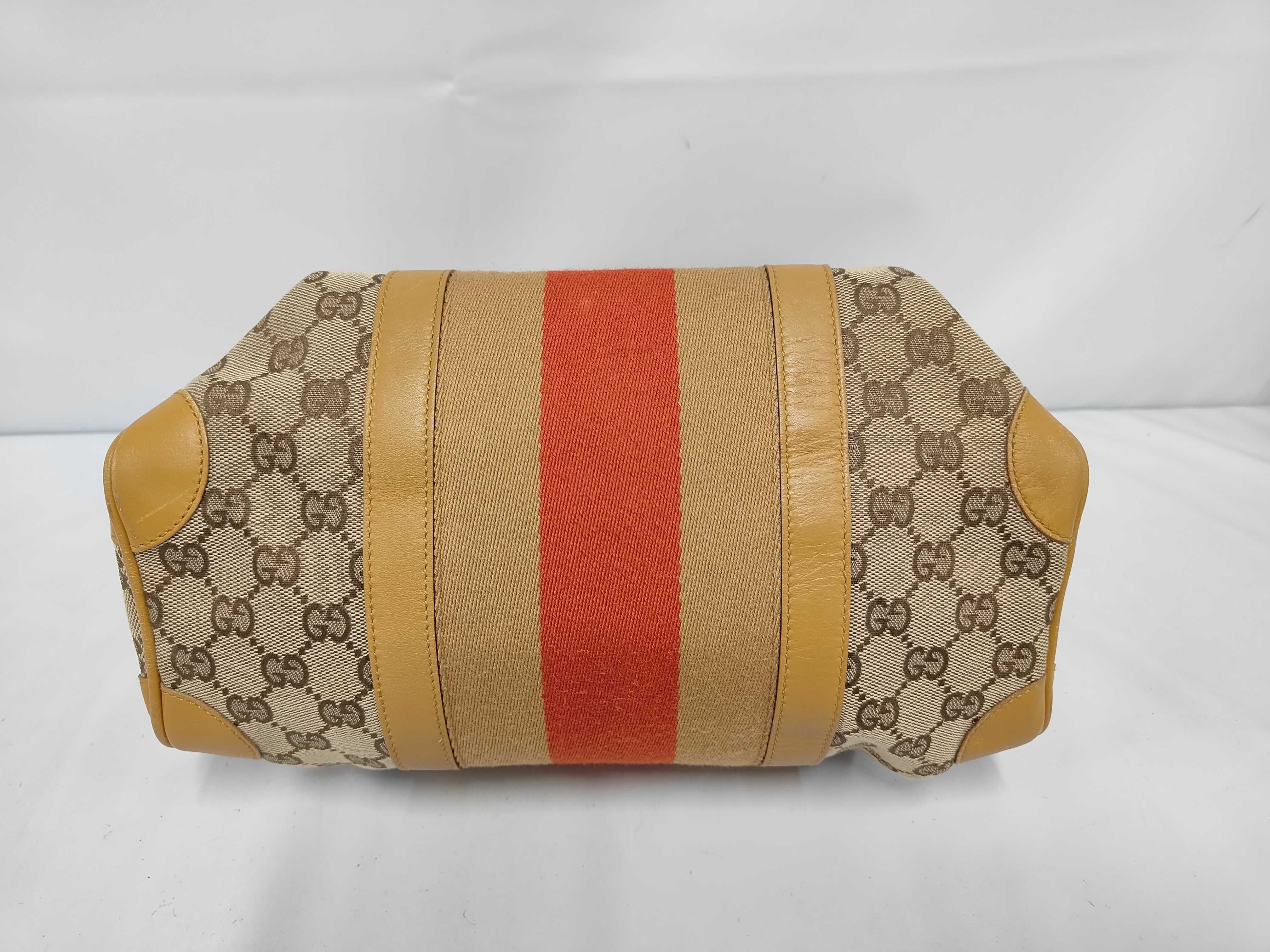 GG Canvas Sherry Boston Bag — view 3