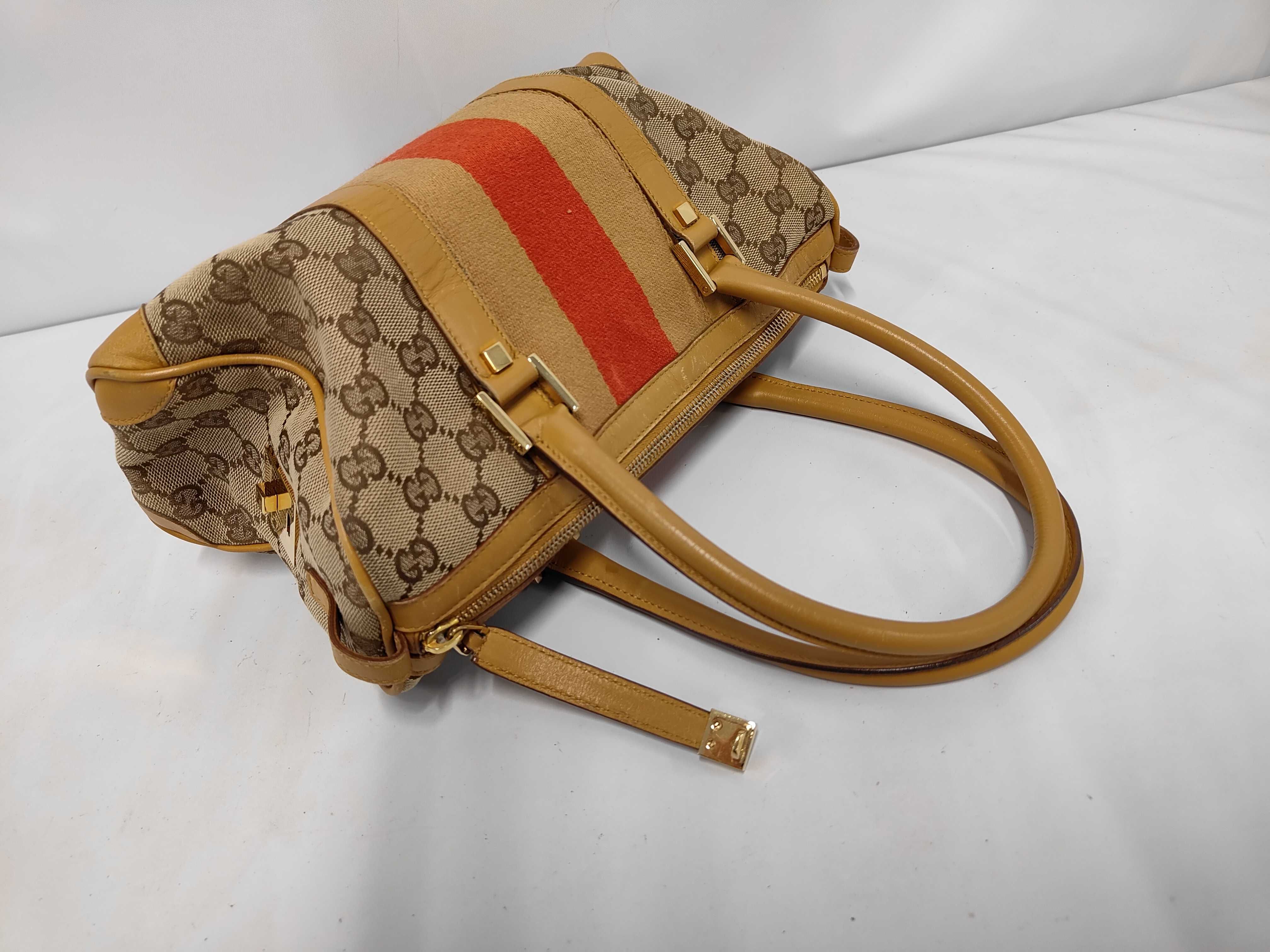 GG Canvas Sherry Boston Bag — view 5