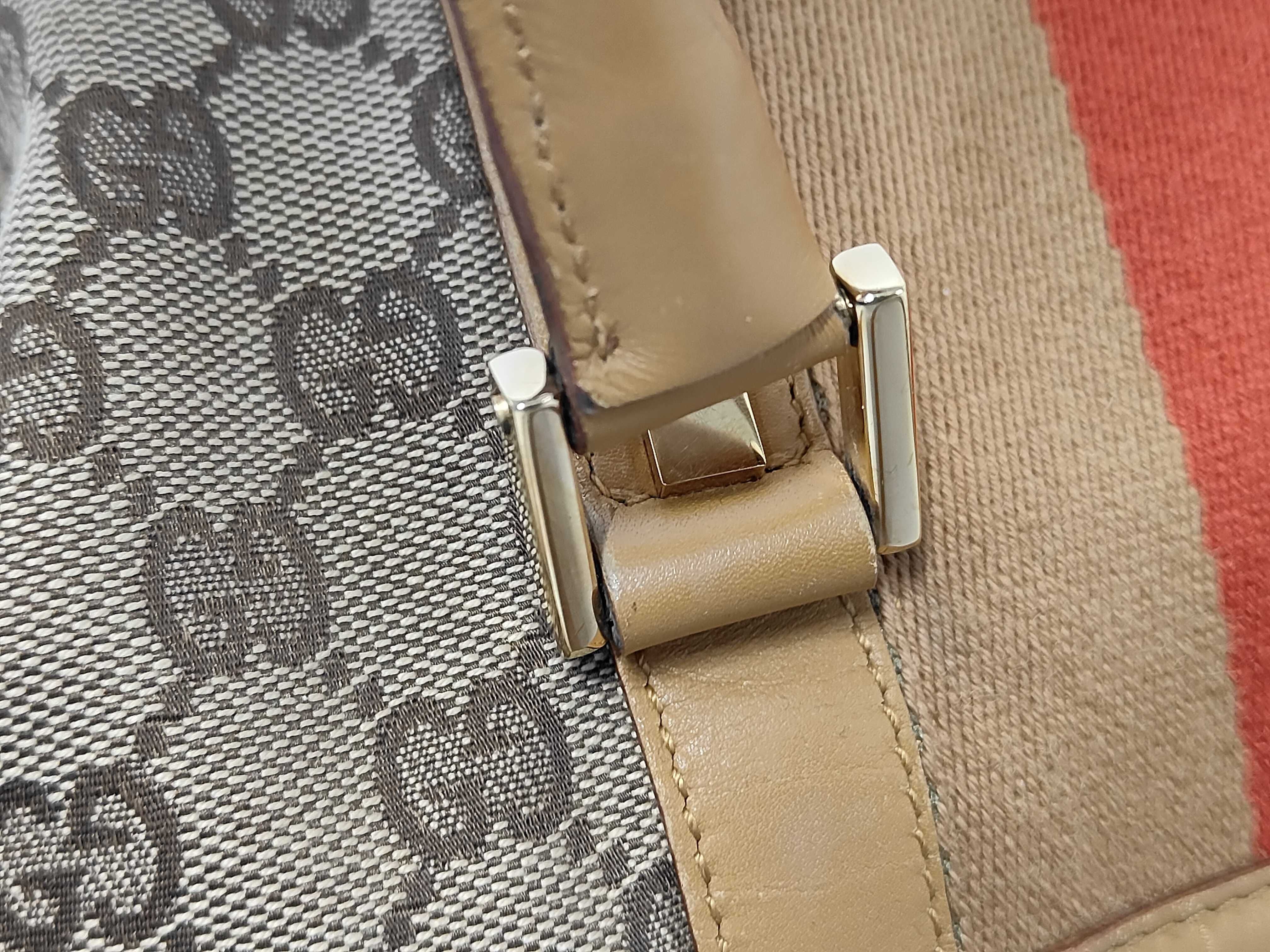 GG Canvas Sherry Boston Bag — view 7