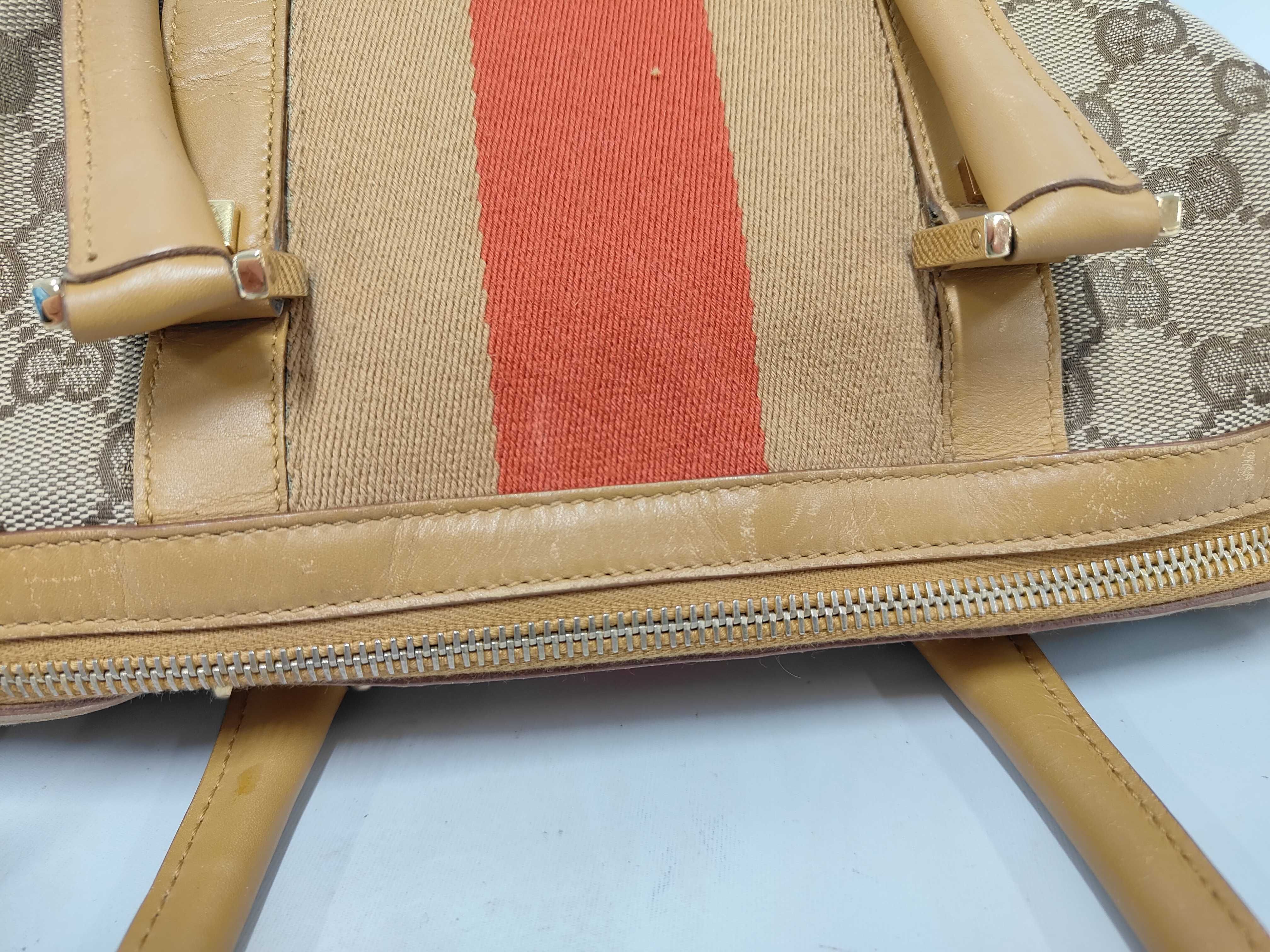 GG Canvas Sherry Boston Bag — view 8