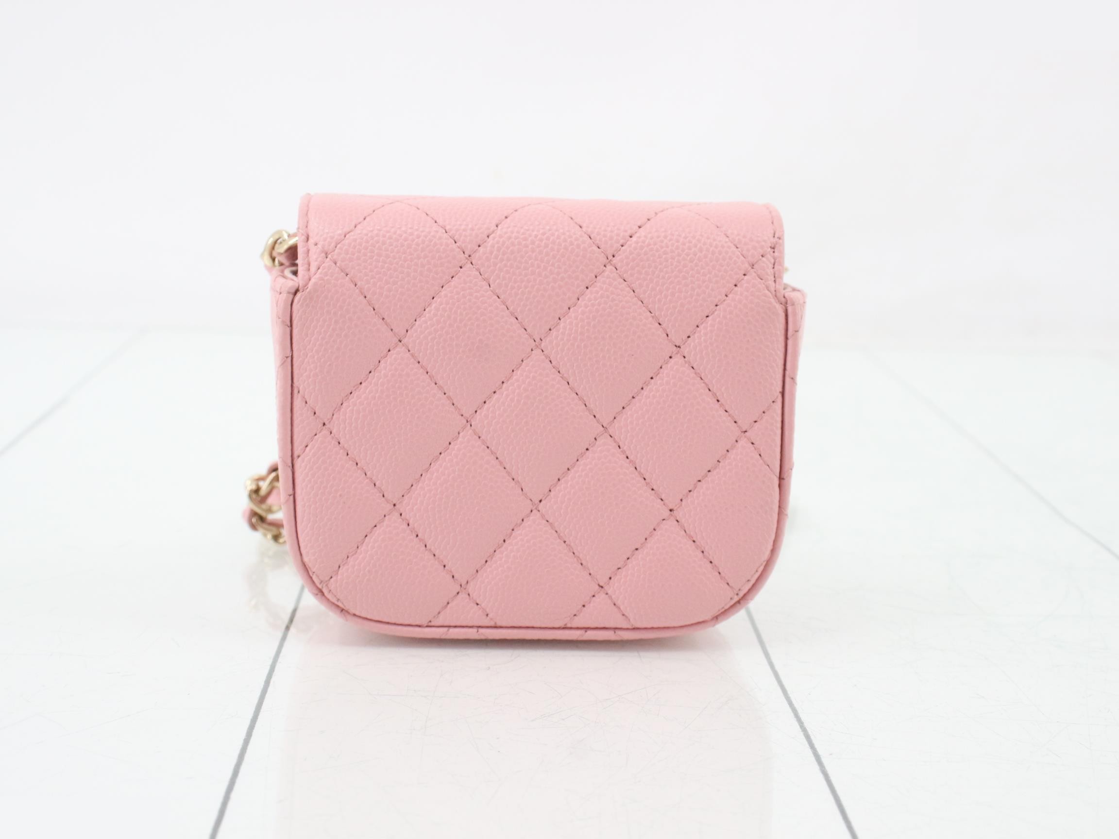 Clutch Chain Clutch Shoulder Pouch Caviar Skin Mat — view 2