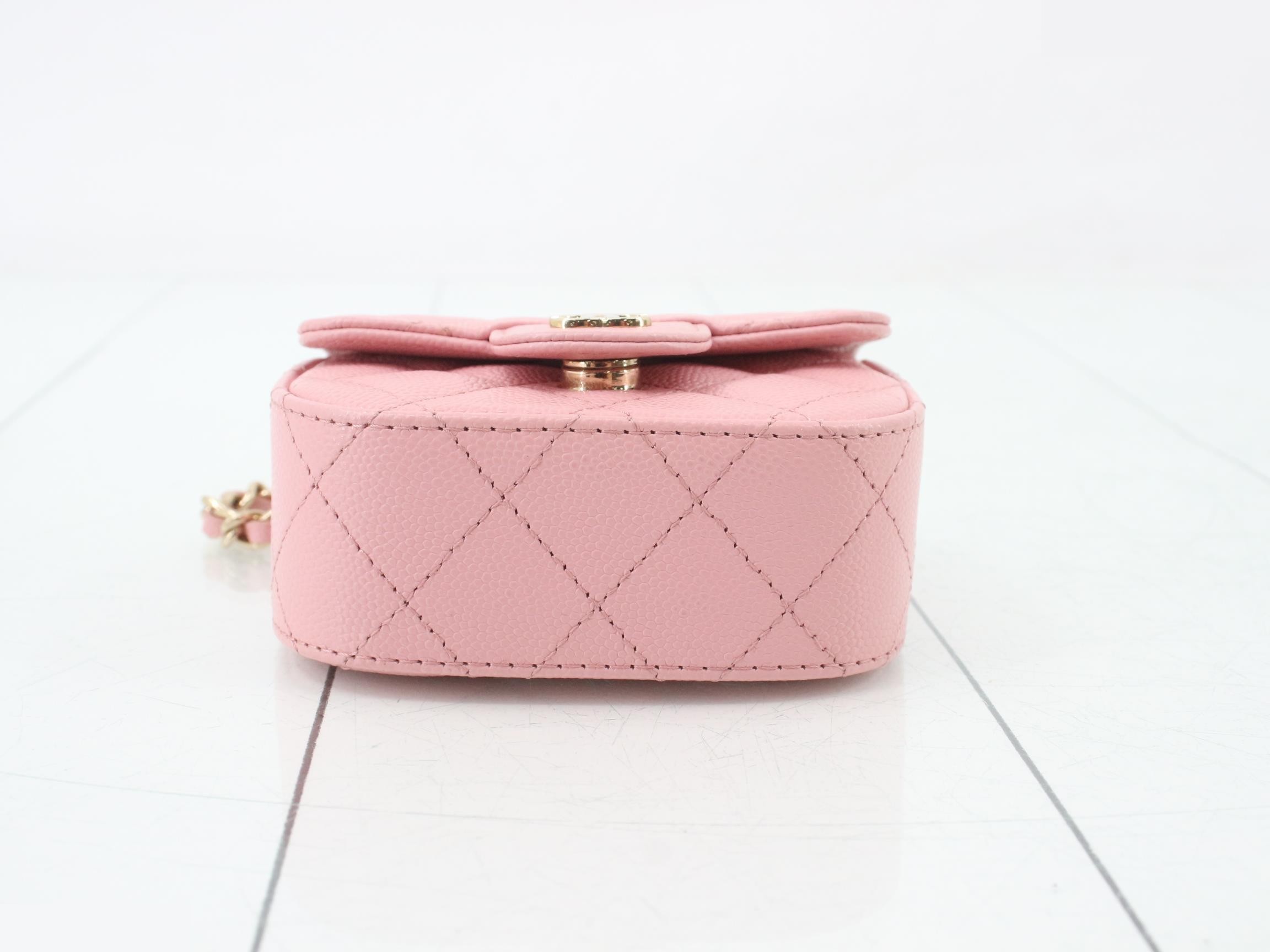 Clutch Chain Clutch Shoulder Pouch Caviar Skin Mat — view 3
