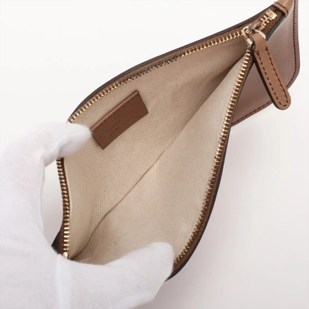 GG Canvas 269878 Canvas x Leather Tote Bag Brown — view 8