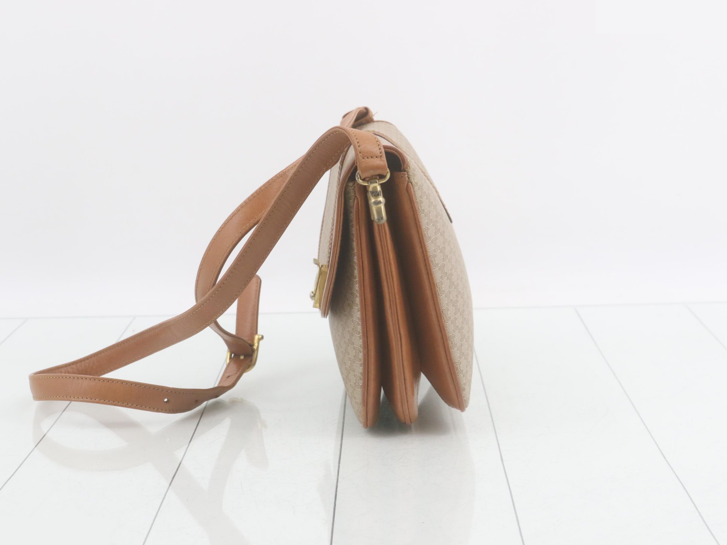 Macadam Shoulder Bag, Beige, PVC — view 3