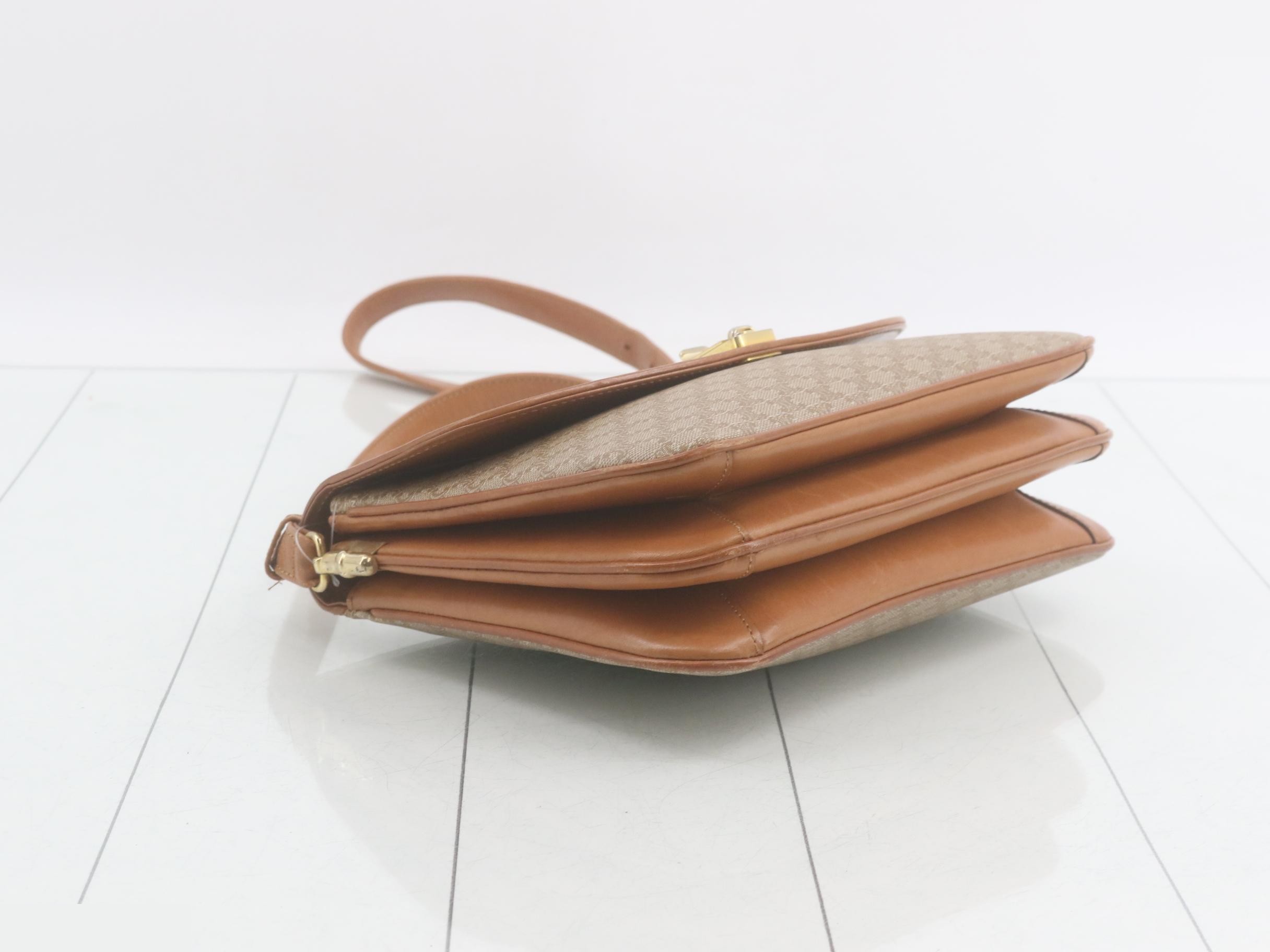 Macadam Shoulder Bag, Beige, PVC — view 5