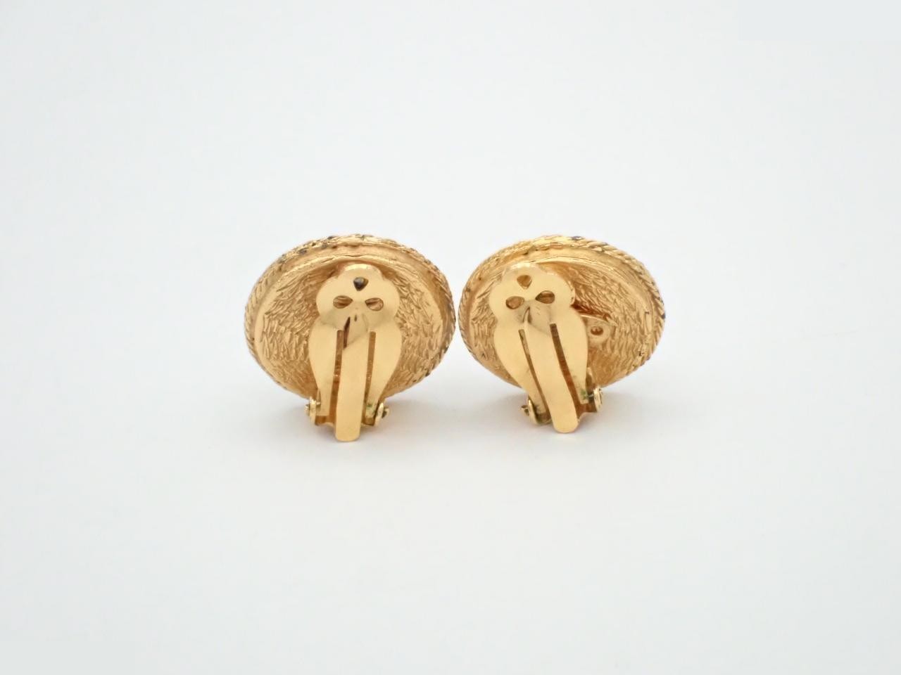 Faux pearl earrings — view 2