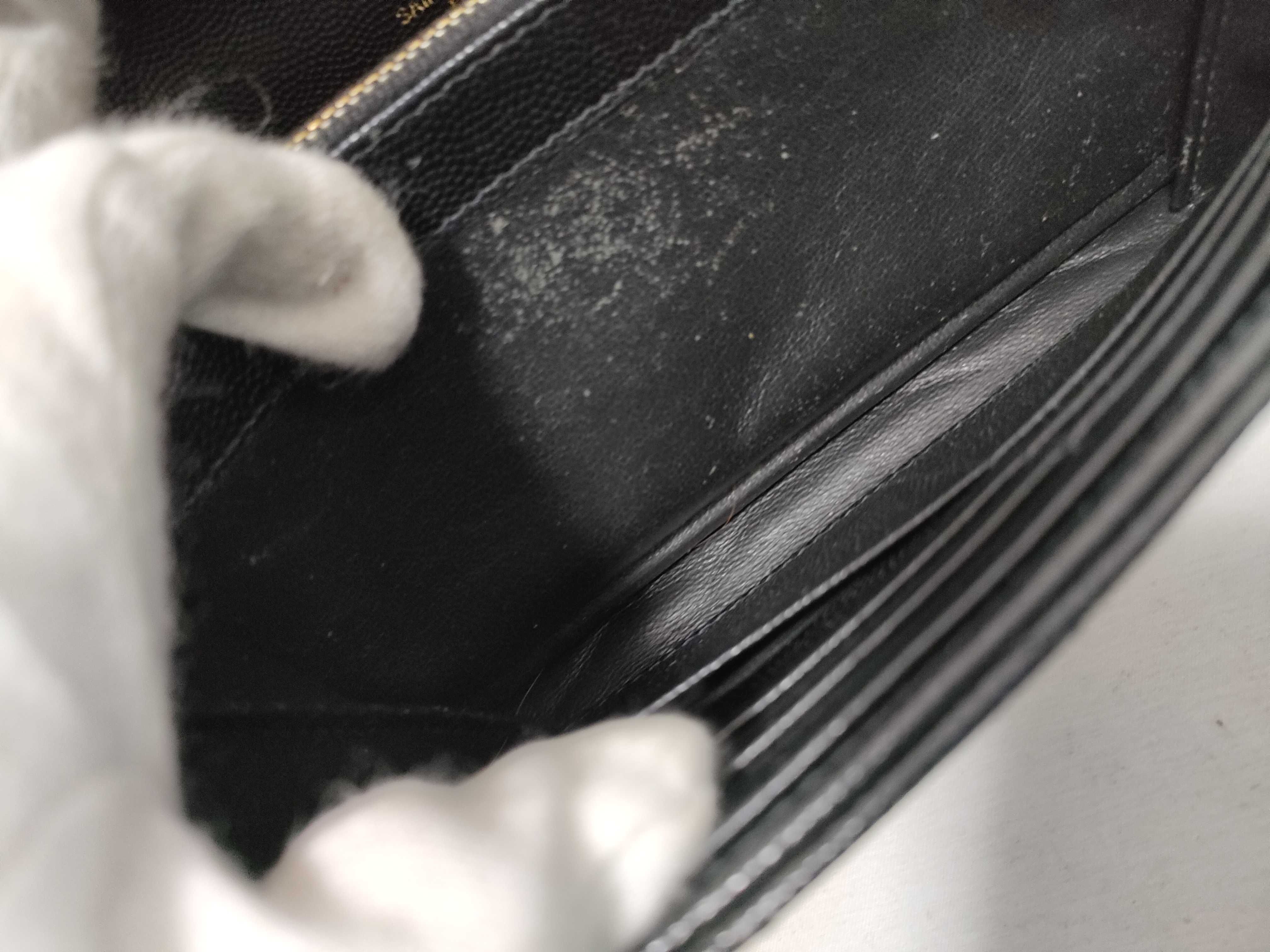 V-stitch Leather Wallet — view 13