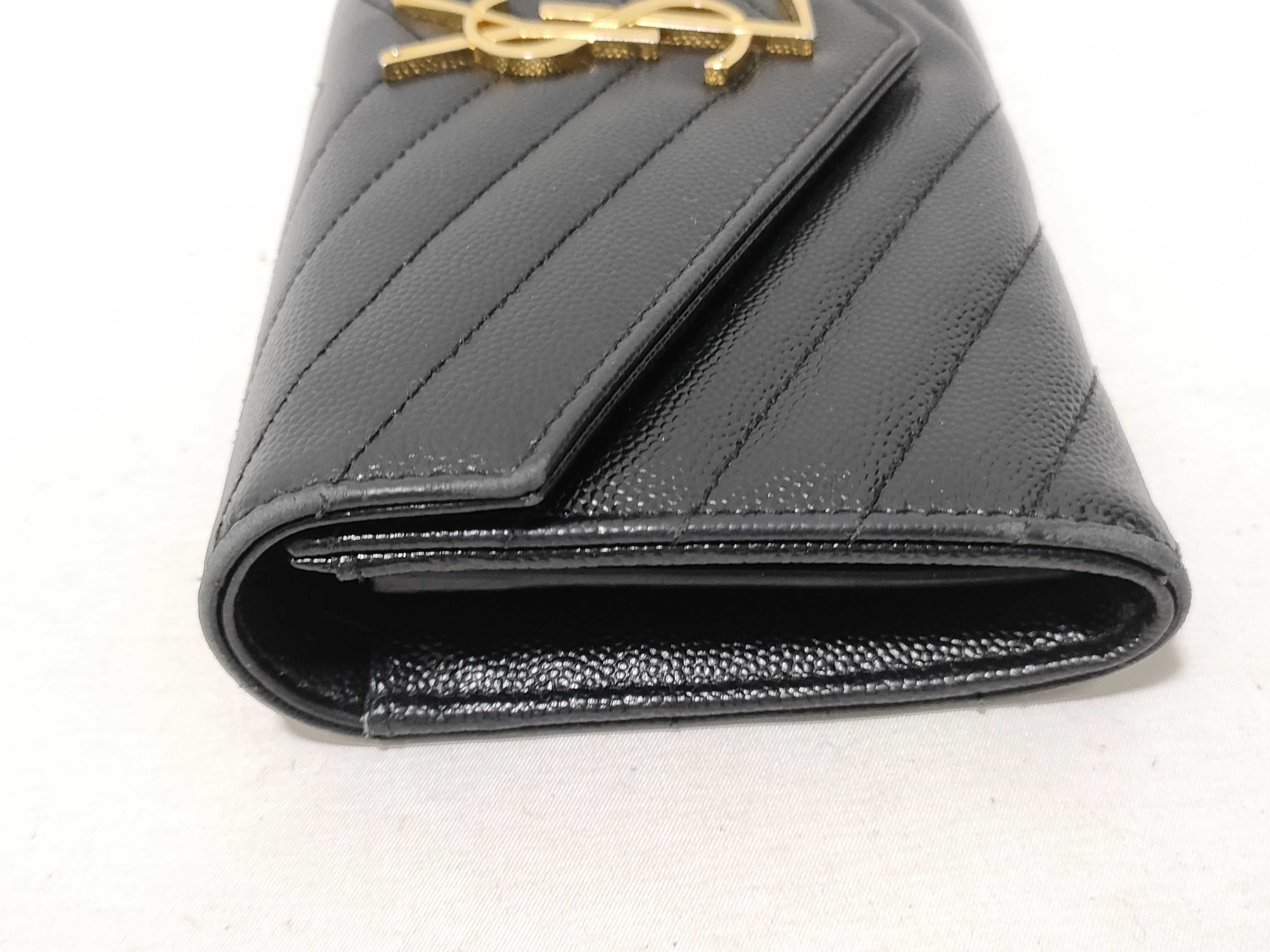 V-stitch Leather Wallet — view 5