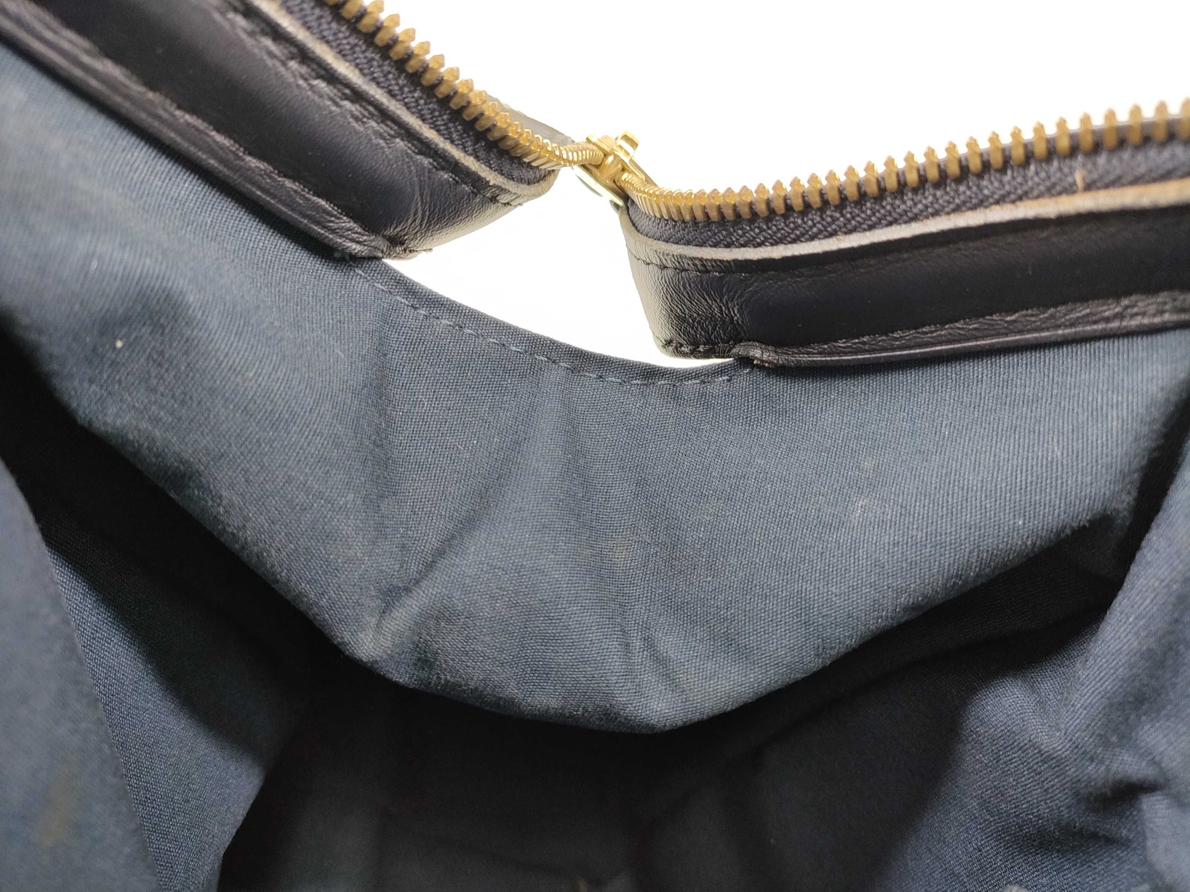 Monogram Mini Louis Vuitton Josephine GM Monogram Mini Lin Black Handbag — view 11