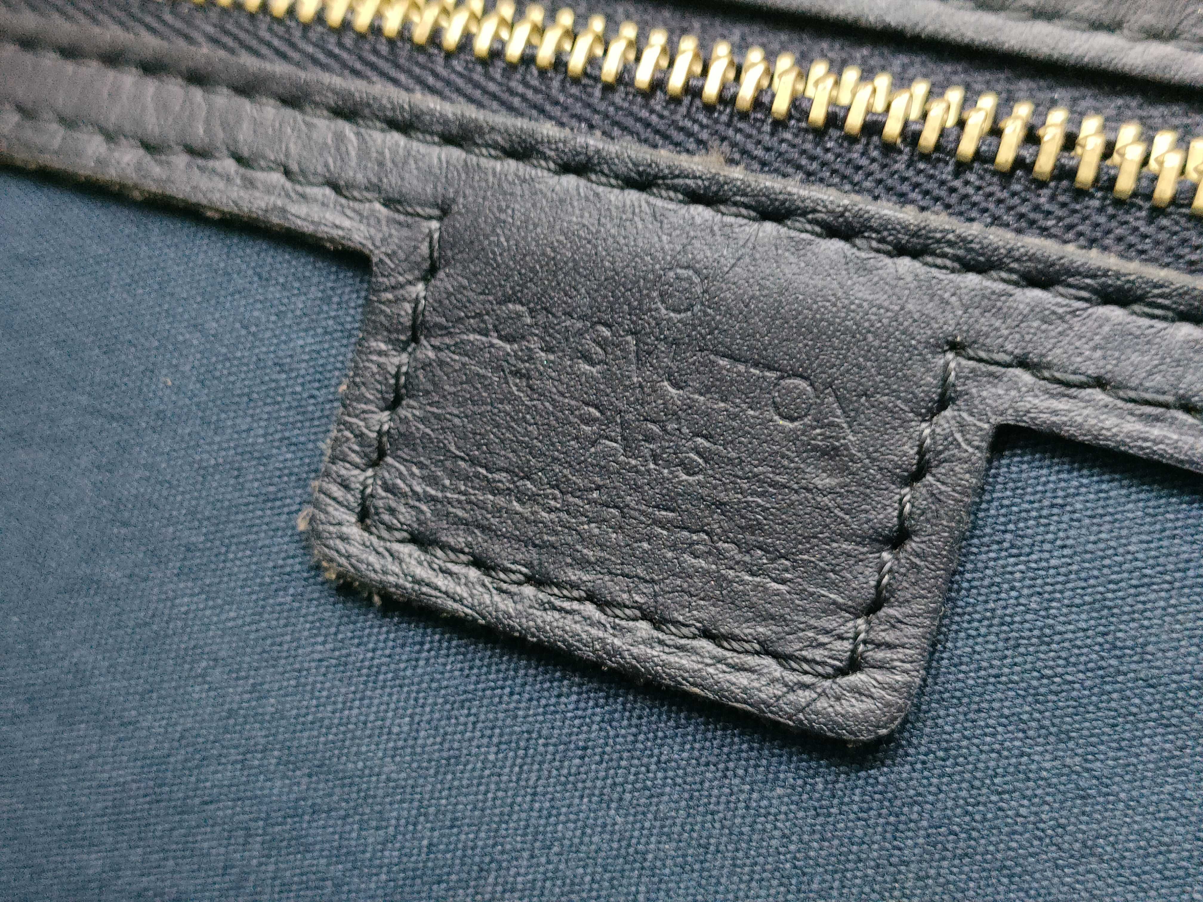 Monogram Mini Louis Vuitton Josephine GM Monogram Mini Lin Black Handbag — view 15