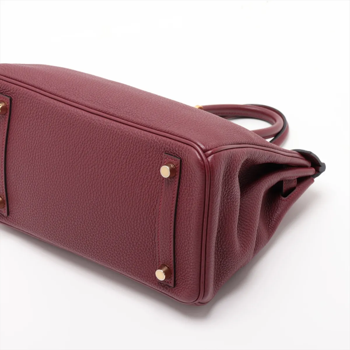 [Individually packaged] Hermes Birkin 25 Letournée Togo Rouge H Gold Hardware Y: 2020 — view 3