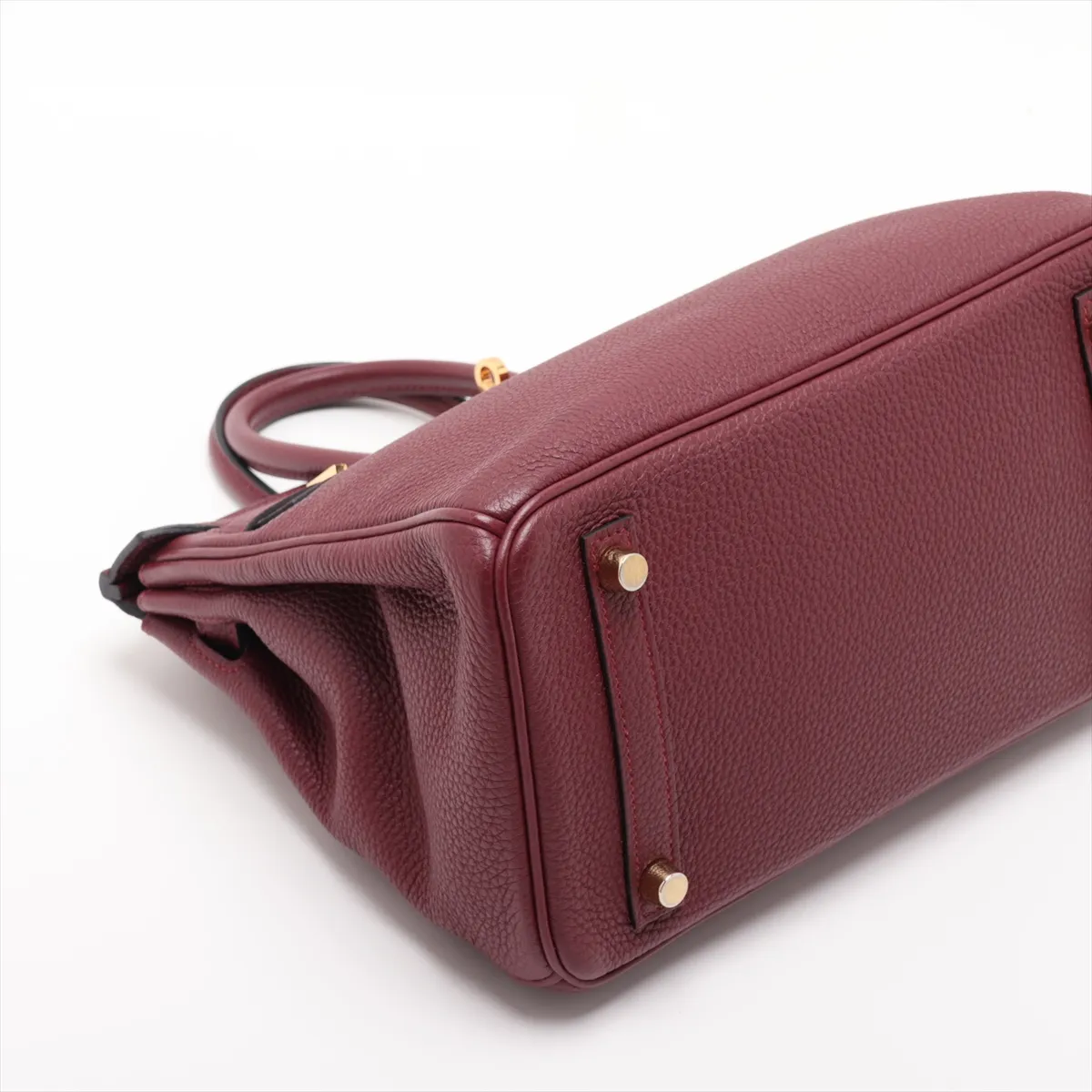 [Individually packaged] Hermes Birkin 25 Letournée Togo Rouge H Gold Hardware Y: 2020 — view 4