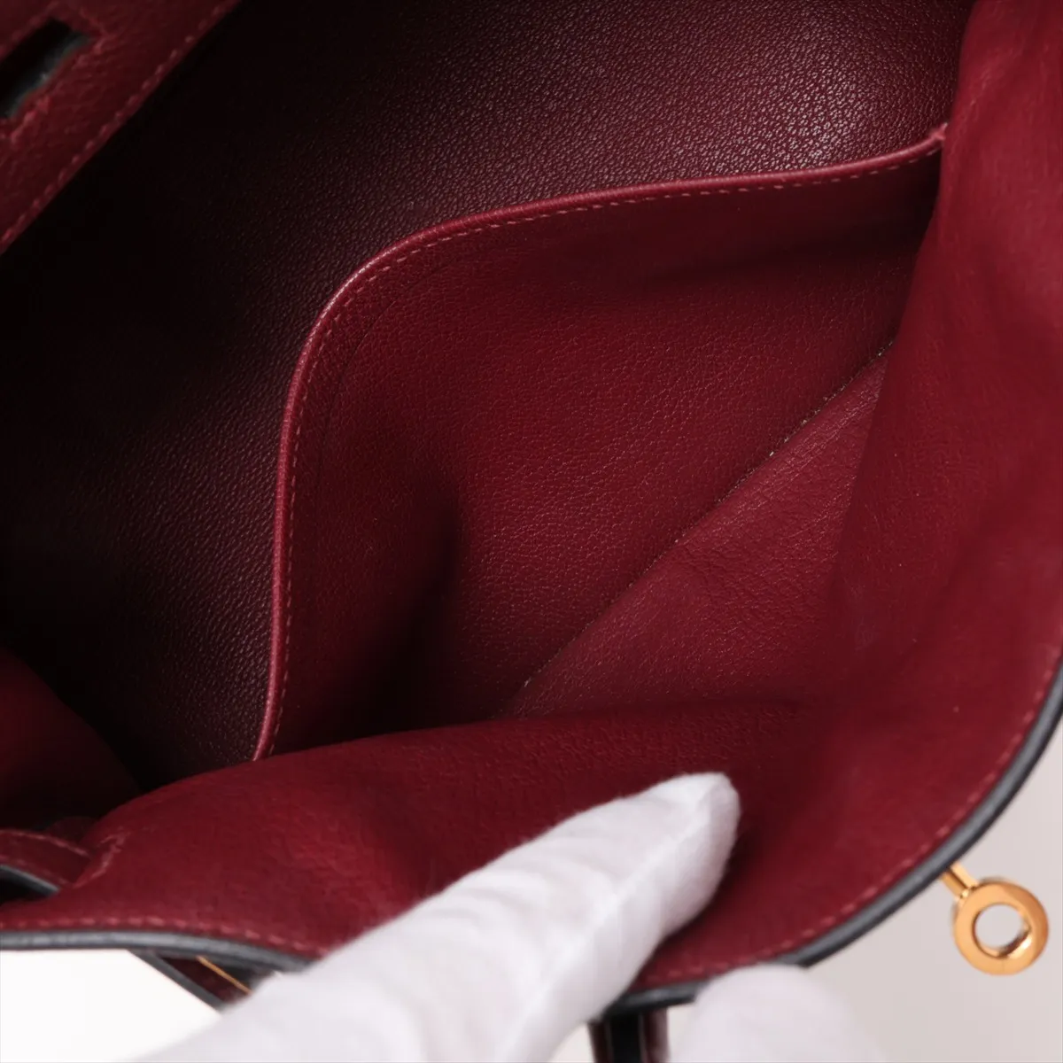 [Individually packaged] Hermes Birkin 25 Letournée Togo Rouge H Gold Hardware Y: 2020 — view 8