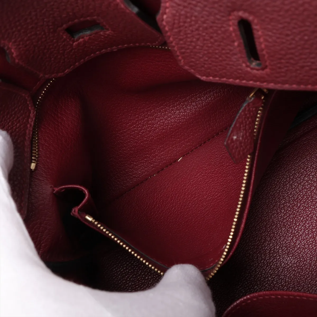 [Individually packaged] Hermes Birkin 25 Letournée Togo Rouge H Gold Hardware Y: 2020 — view 9