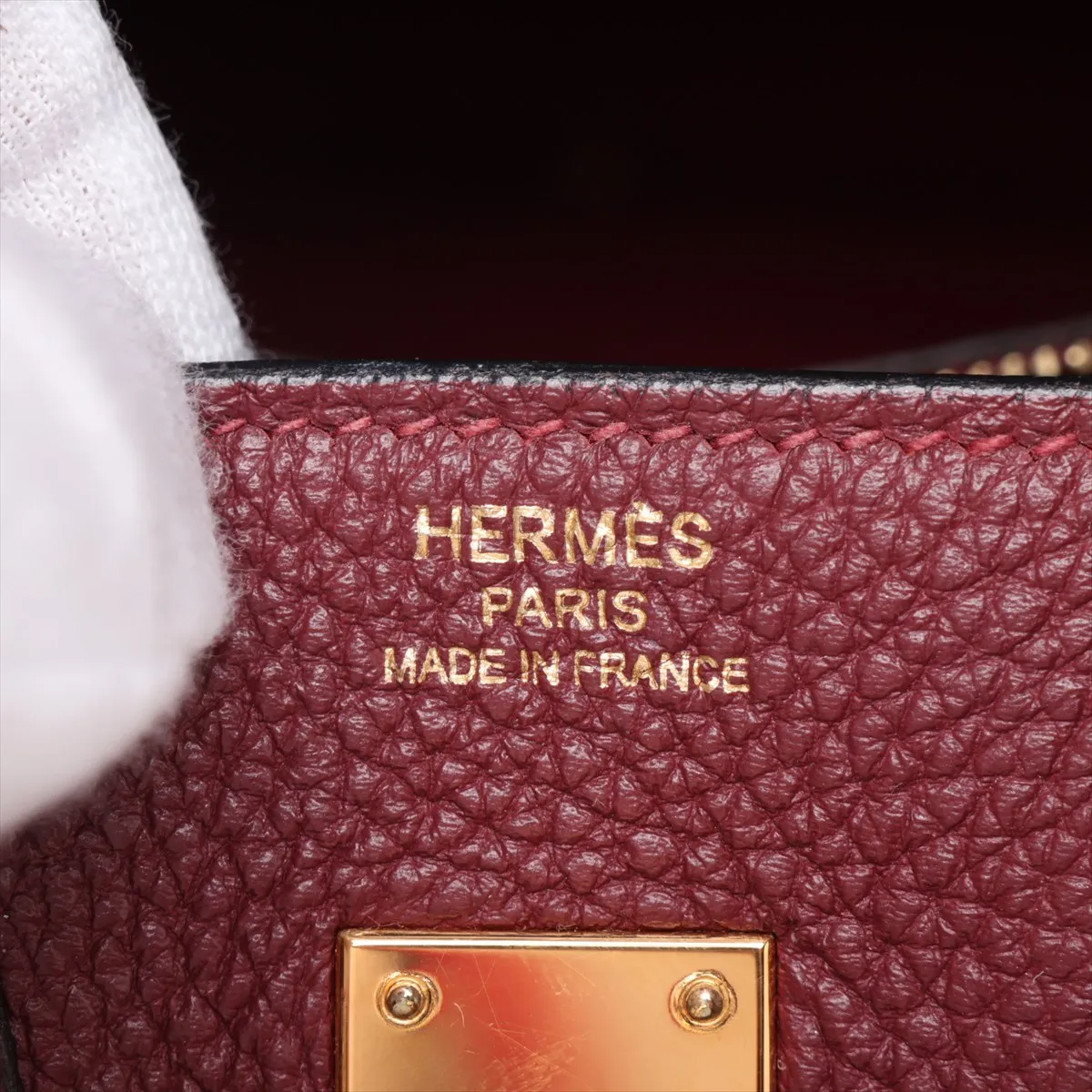 [Individually packaged] Hermes Birkin 25 Letournée Togo Rouge H Gold Hardware Y: 2020 — view 10