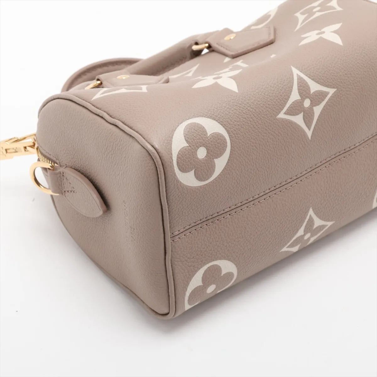 Monogram Empreinte Speedy Bandoulière 20 M46575 Beige (RFID detected) — view 4