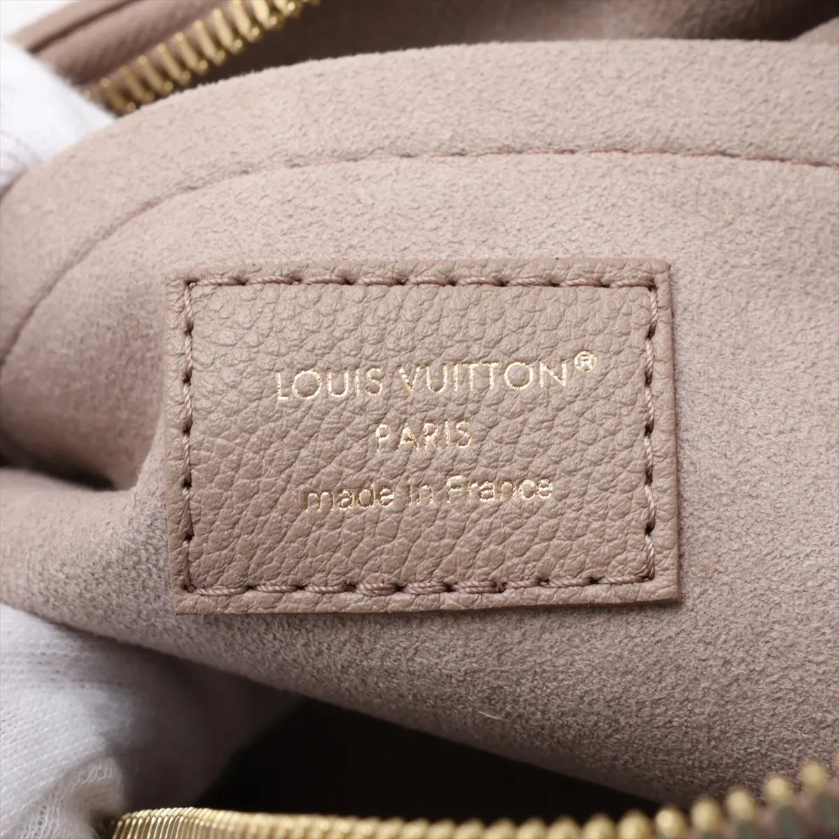 Monogram Empreinte Speedy Bandoulière 20 M46575 Beige (RFID detected) — view 10
