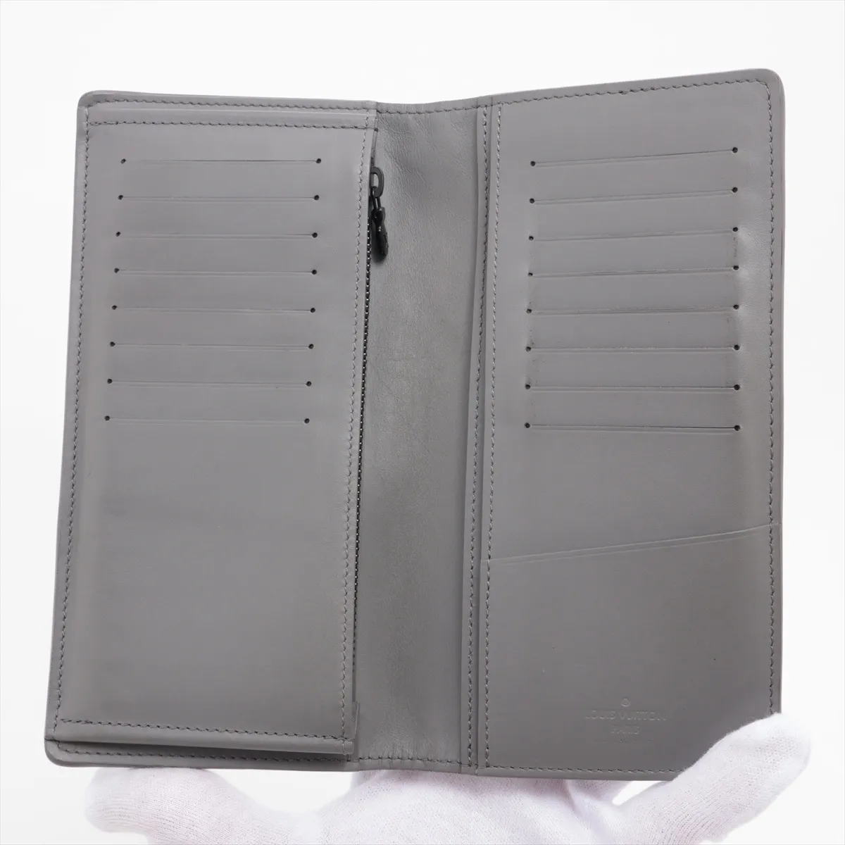 Monogram Shadow Portefeuille Brother M81335 Gray Long Wallet RFID Reactive — view 3