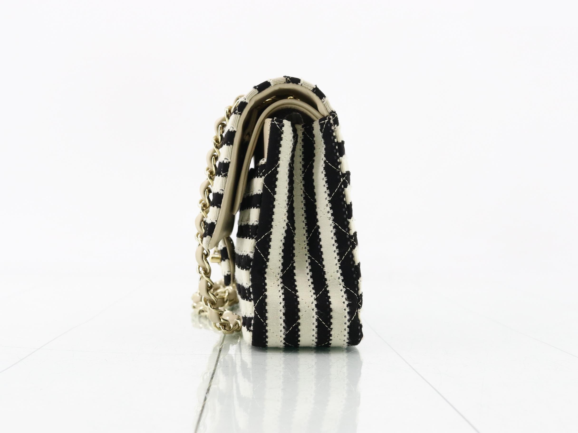 Coco Mark Faux Pearl Classic Flap Matelassé Shoulder Bag — view 3