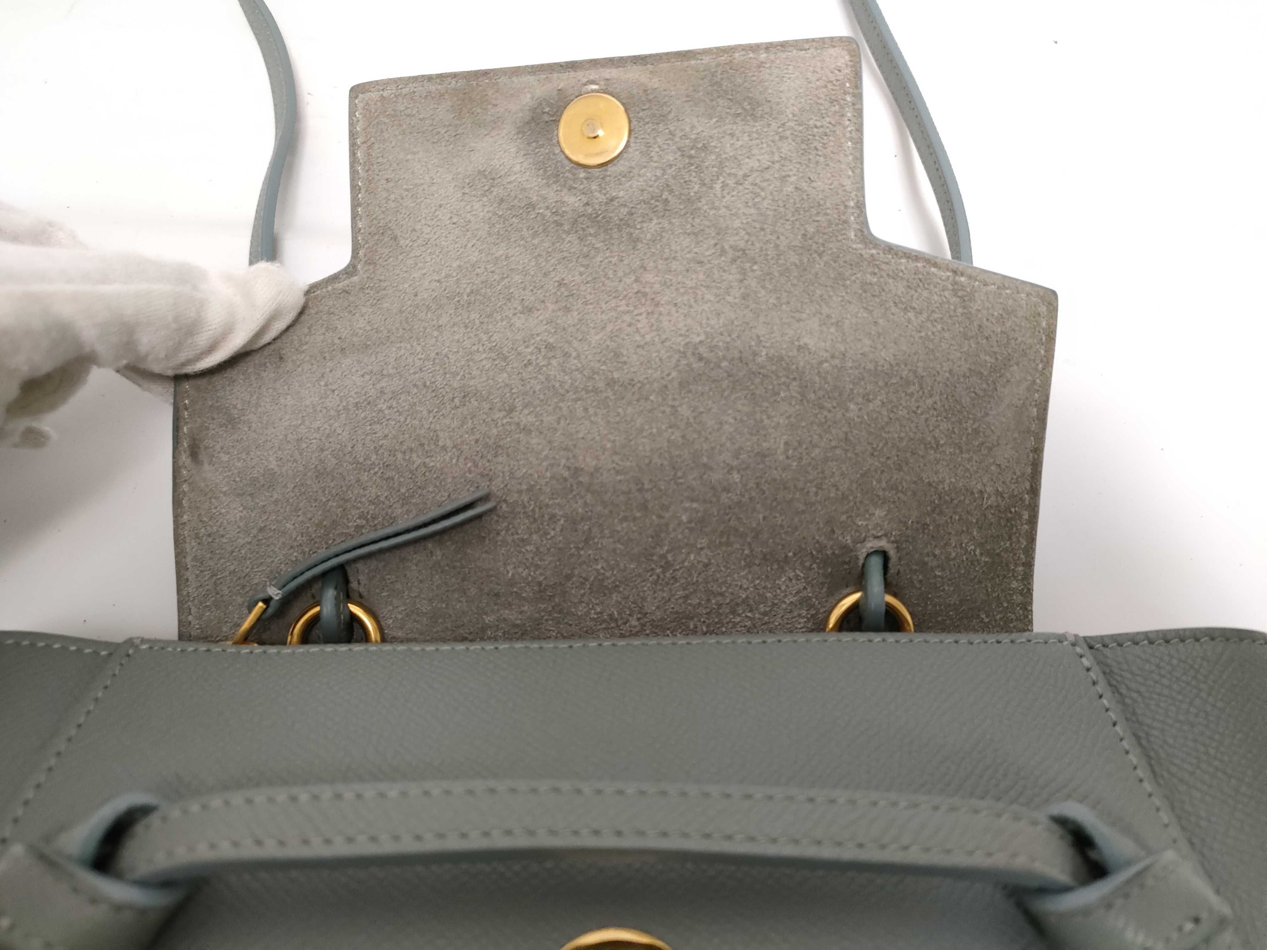 Belt Nano Bag Leather 2-Way Handbag — view 9