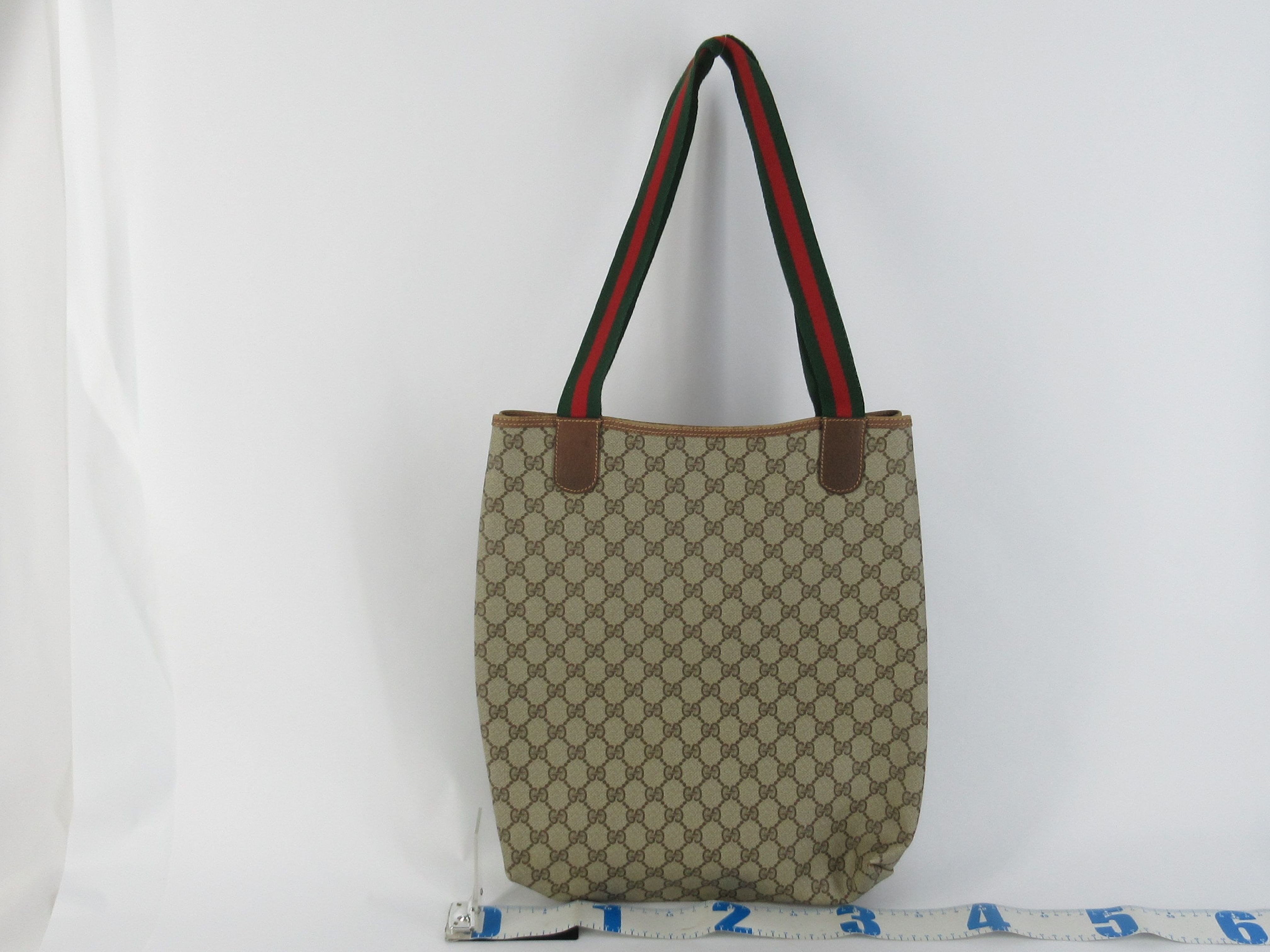 GG Supreme Gucci GG pattern tote bag, Sherry line tote bag — view 2