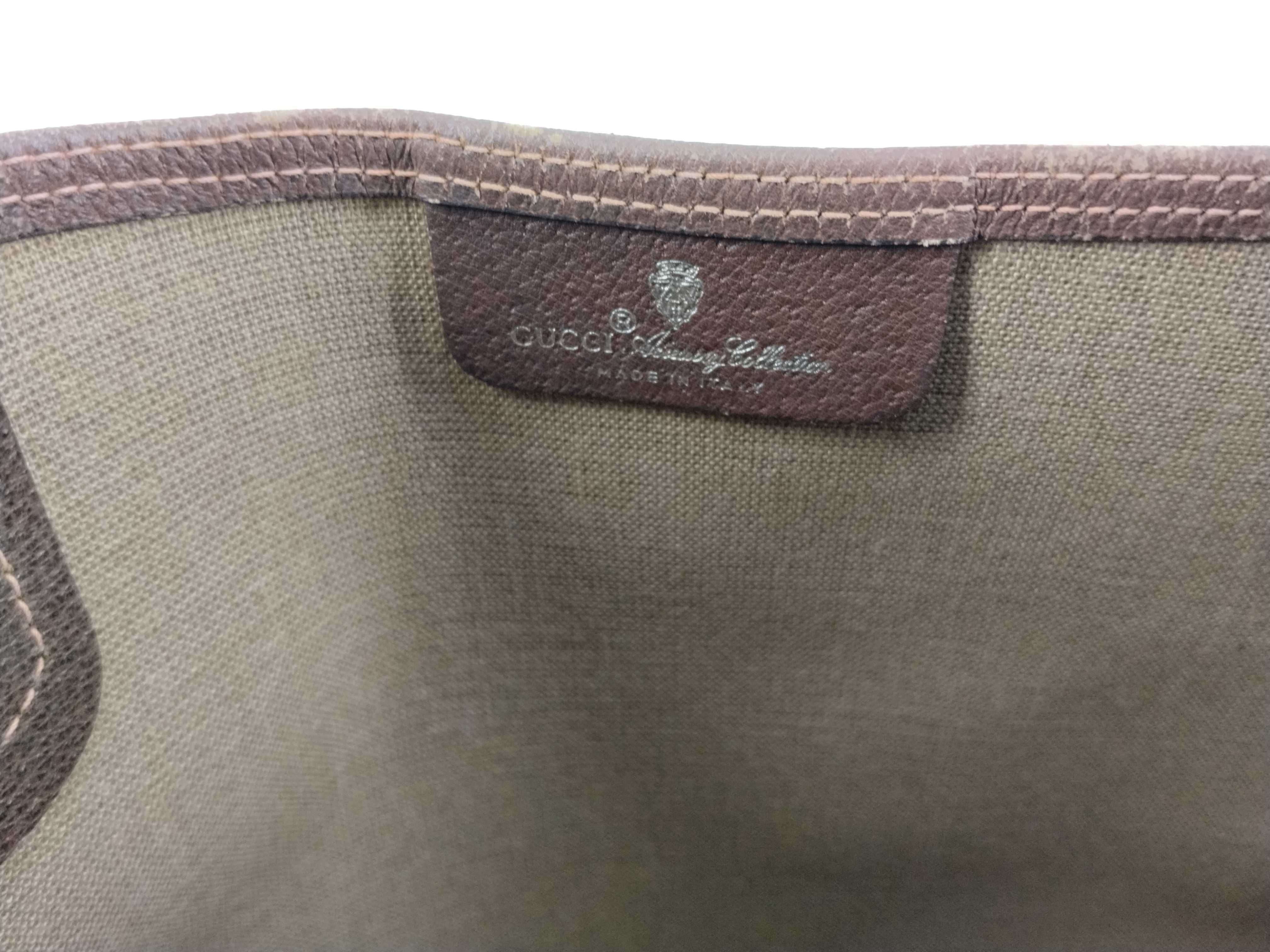 GG Supreme Gucci GG pattern tote bag, Sherry line tote bag — view 11