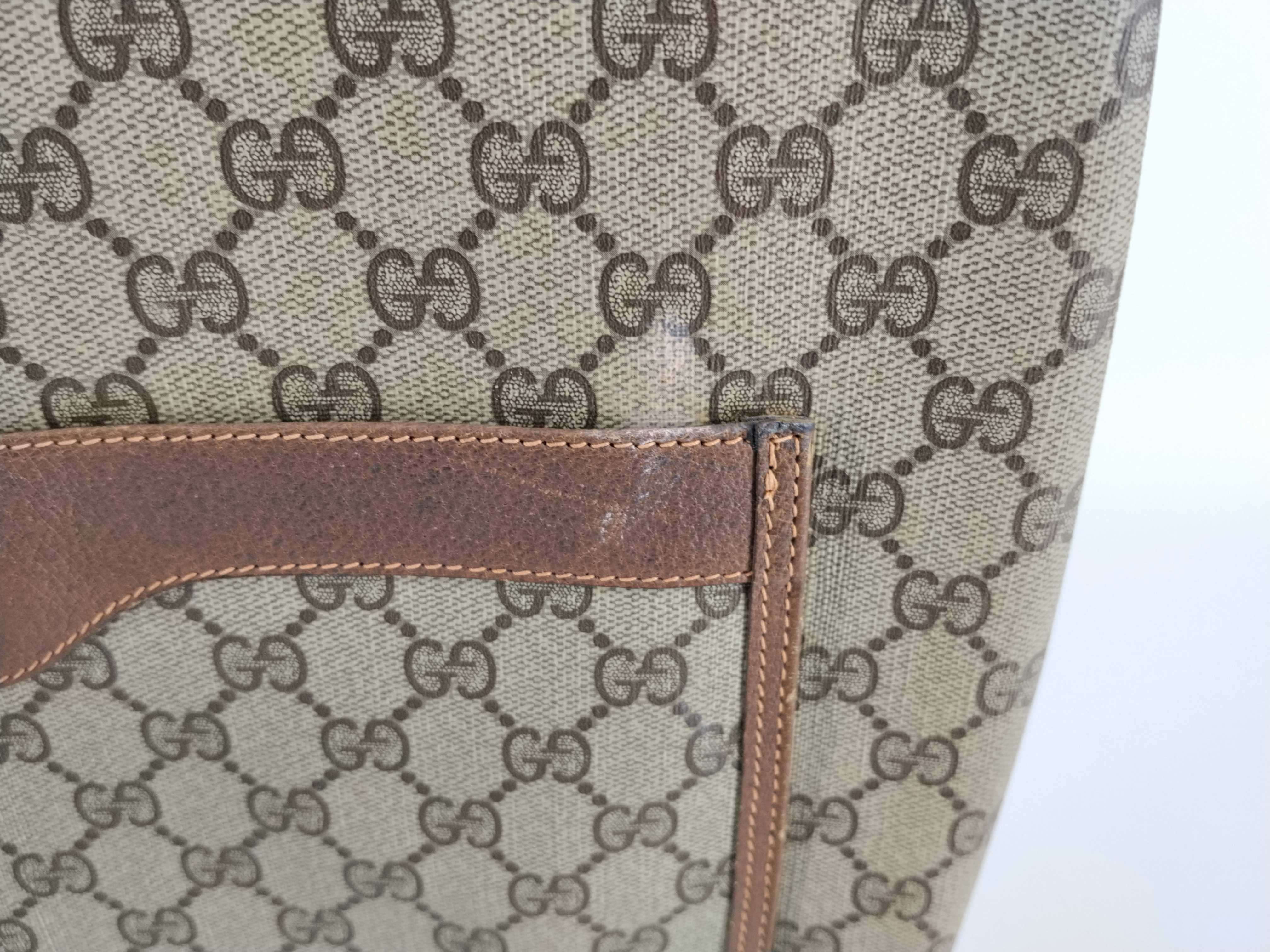 GG Supreme Gucci GG pattern tote bag, Sherry line tote bag — view 9