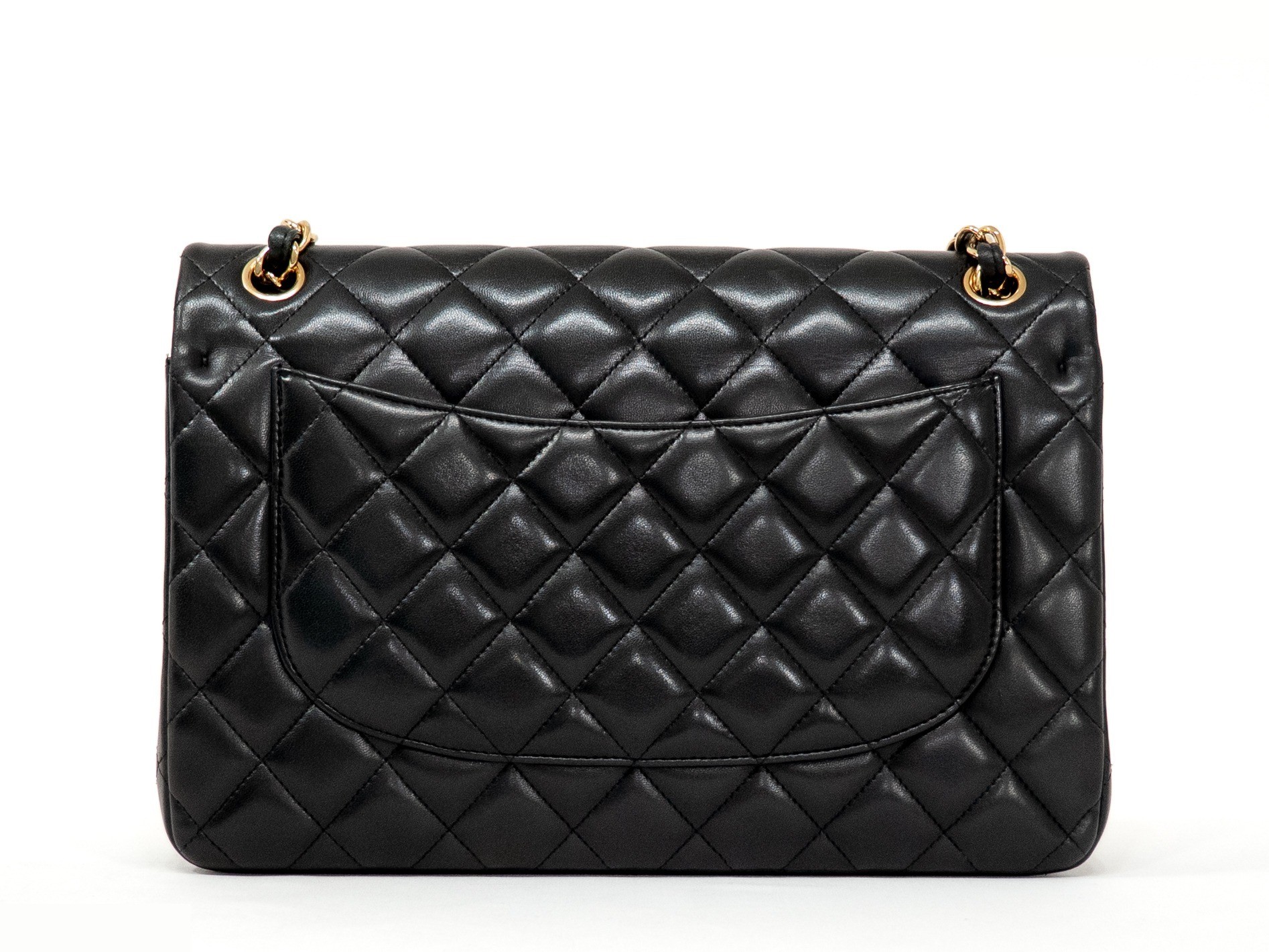 Large Matelassé Seal Double Flap — view 2