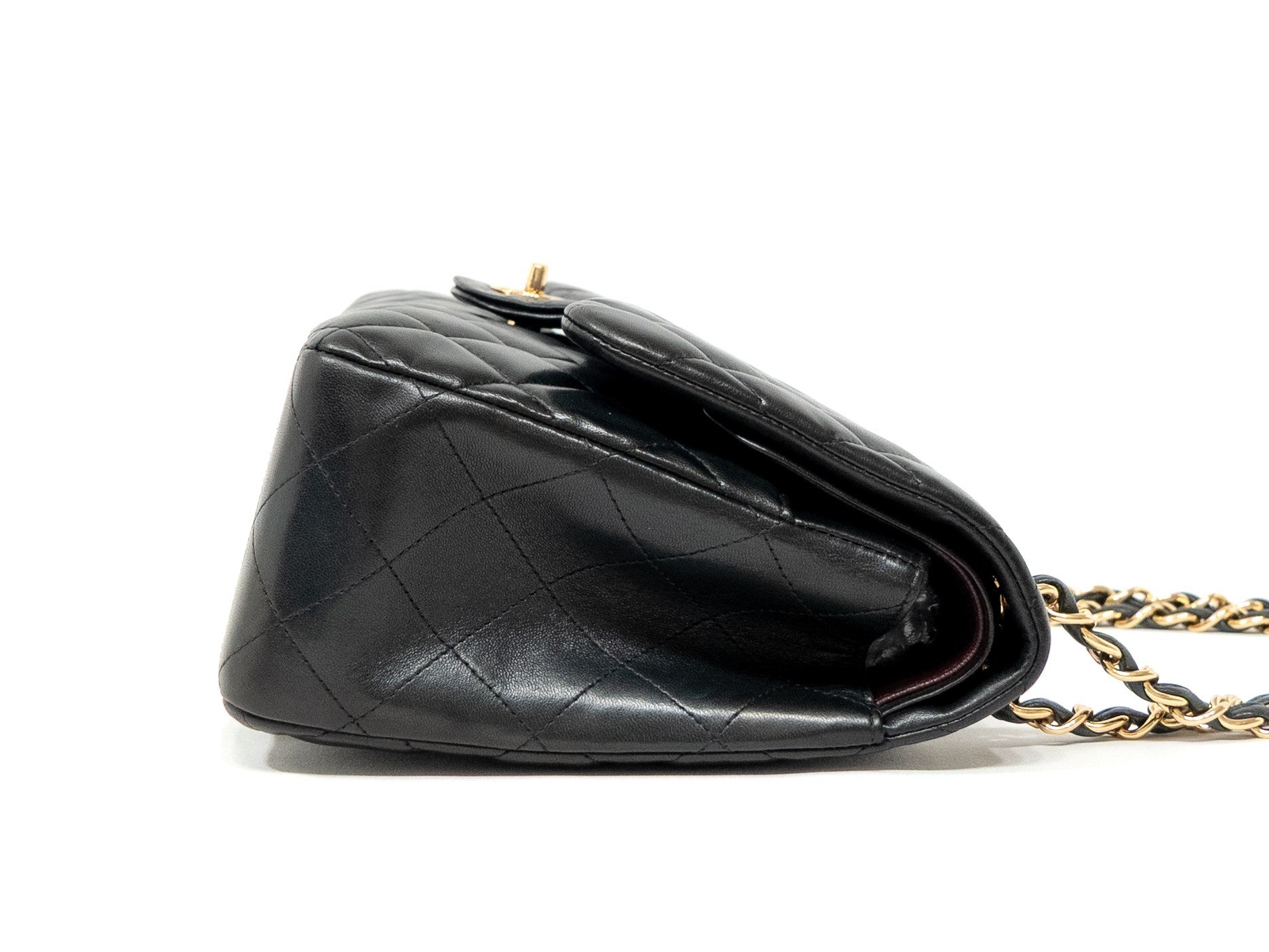 Large Matelassé Seal Double Flap — view 6
