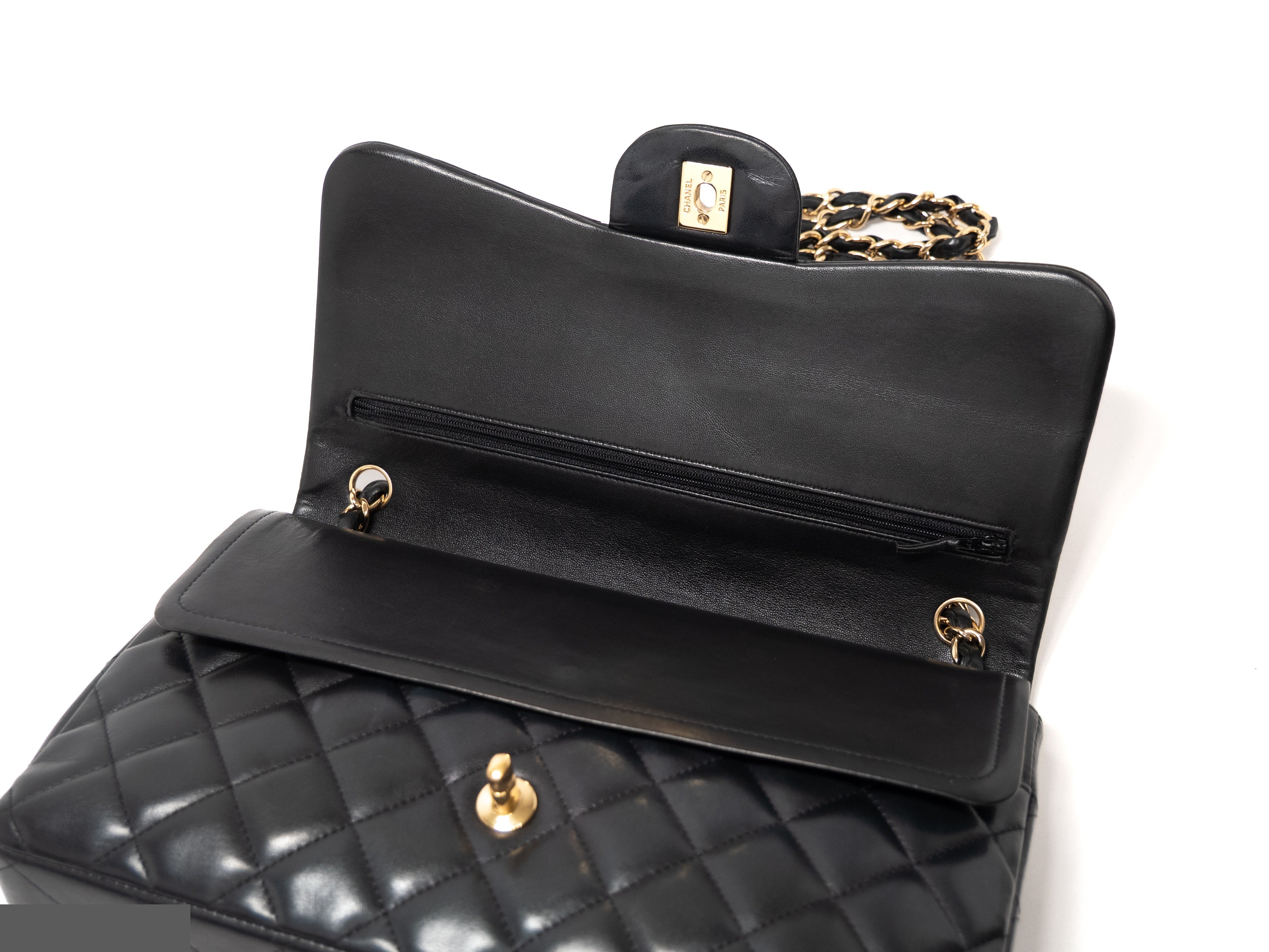 Large Matelassé Seal Double Flap — view 8