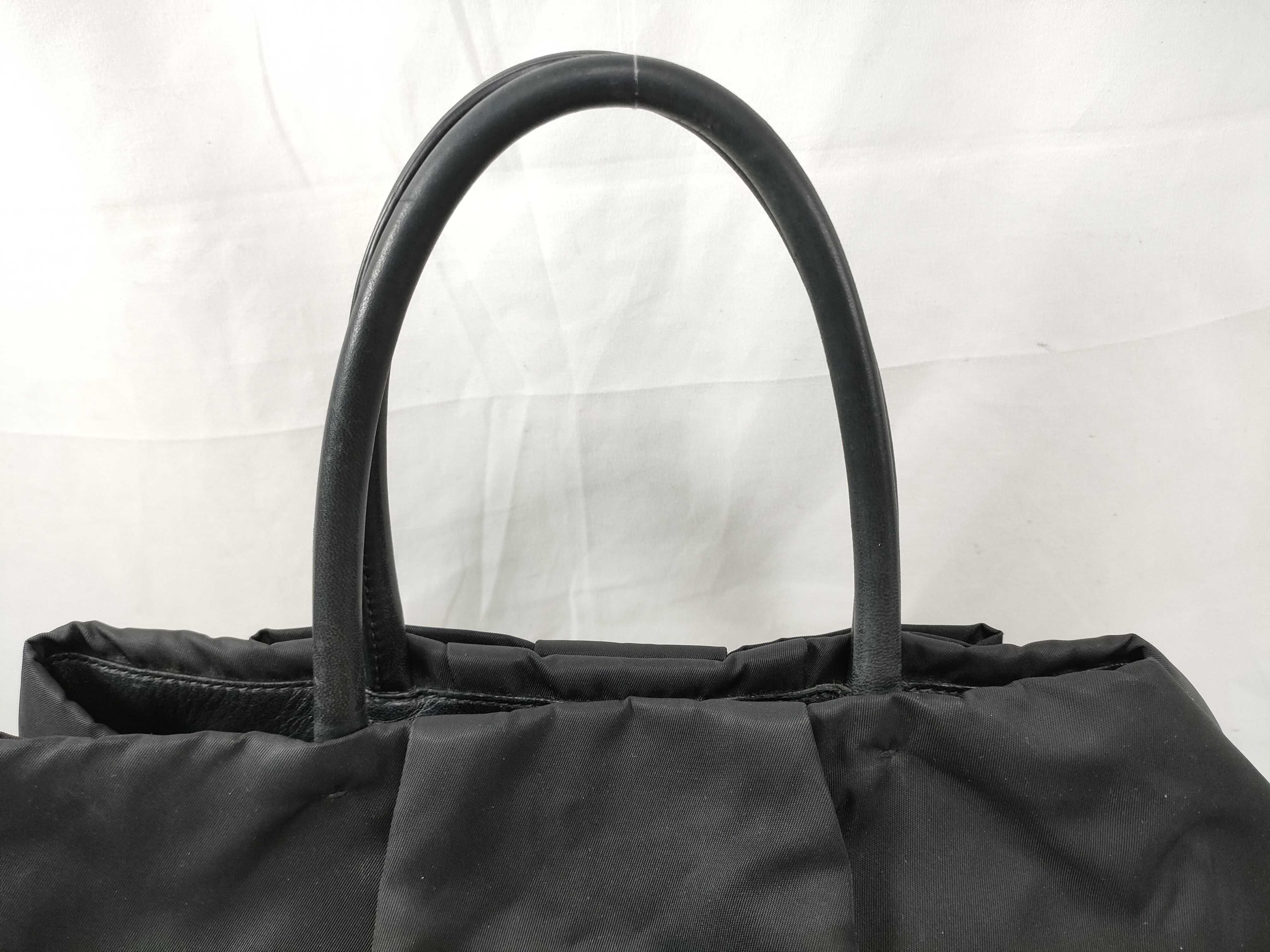Handbag Ribbon Nylon Black Handbag — view 3
