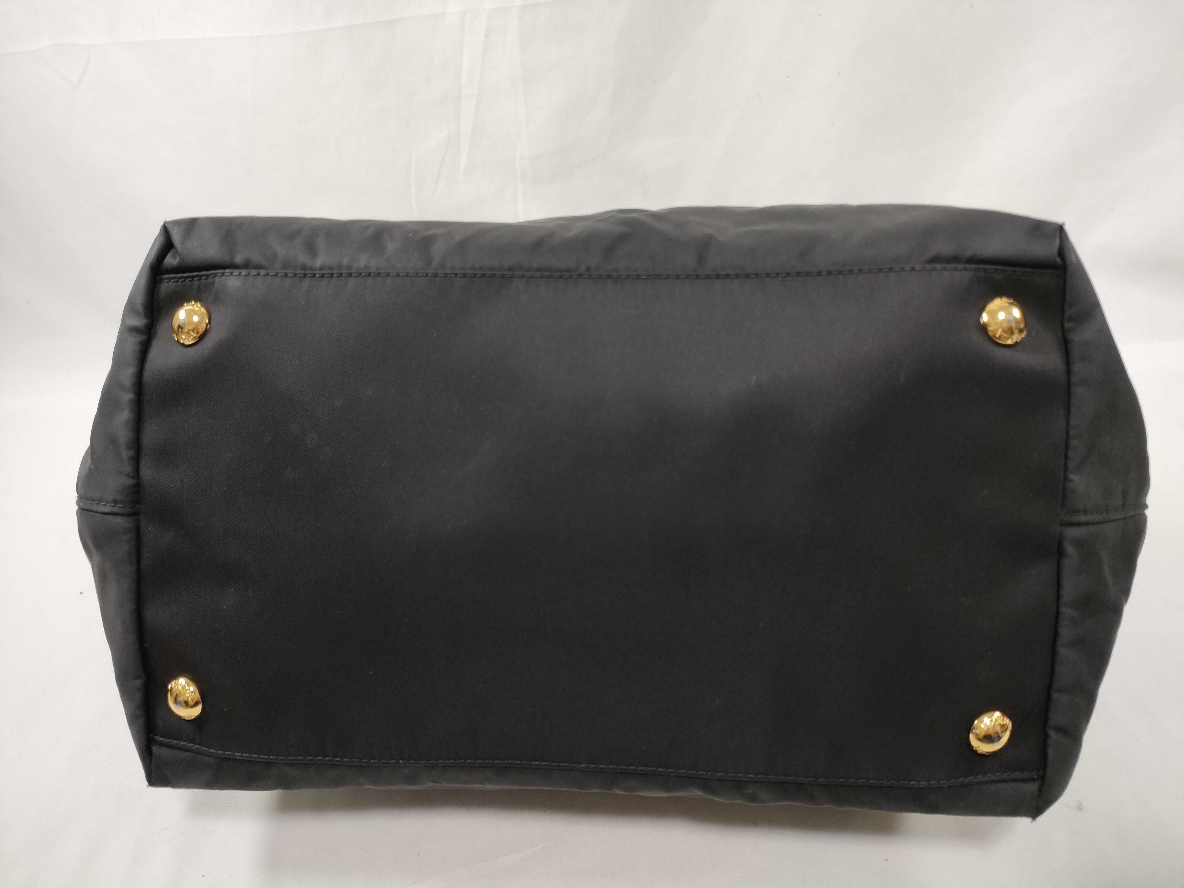 Handbag Ribbon Nylon Black Handbag — view 6