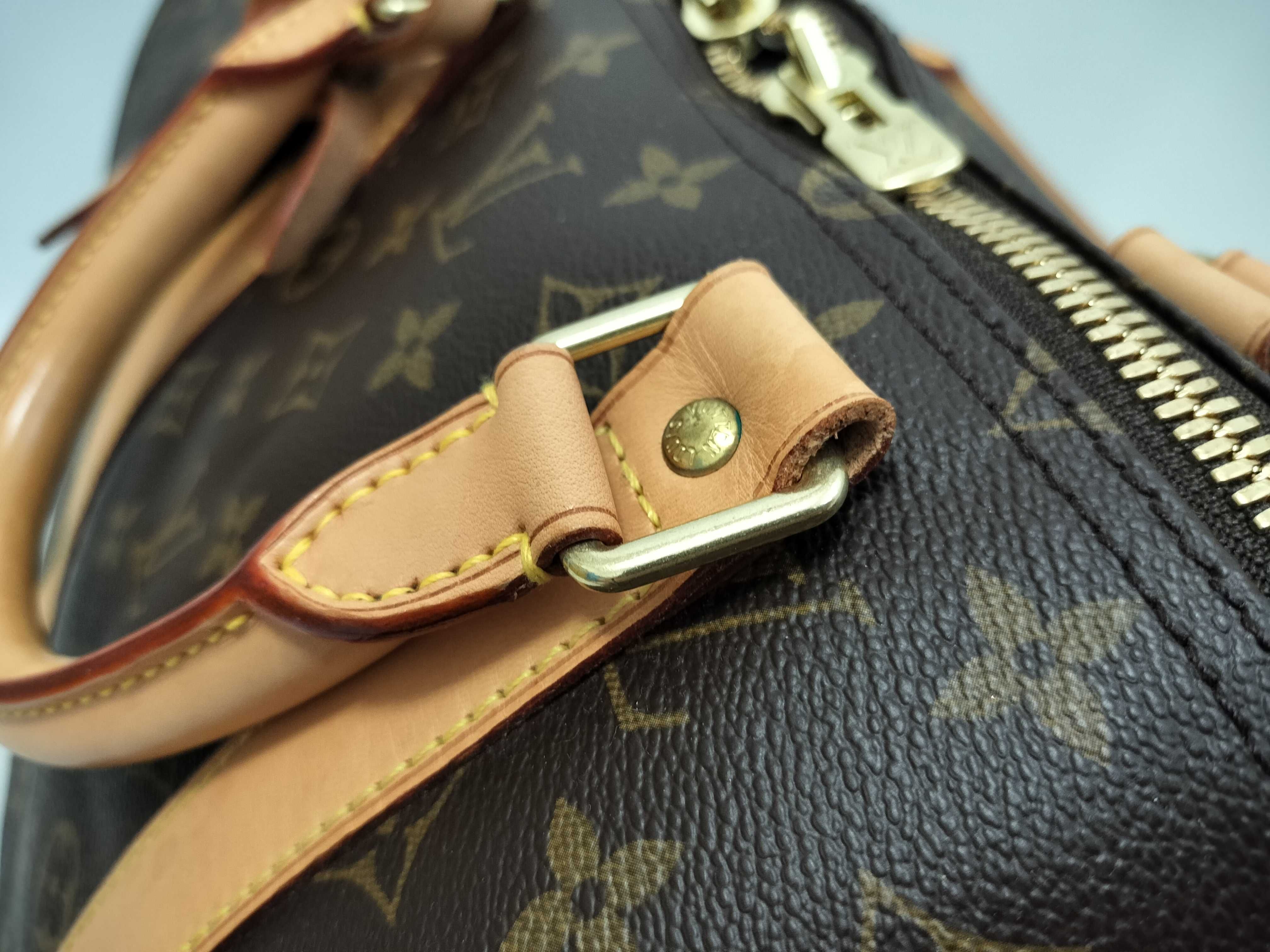 Monogram FR- Monogram Keepall 55 M41414 MB0045 Brown Boston Bag — view 5