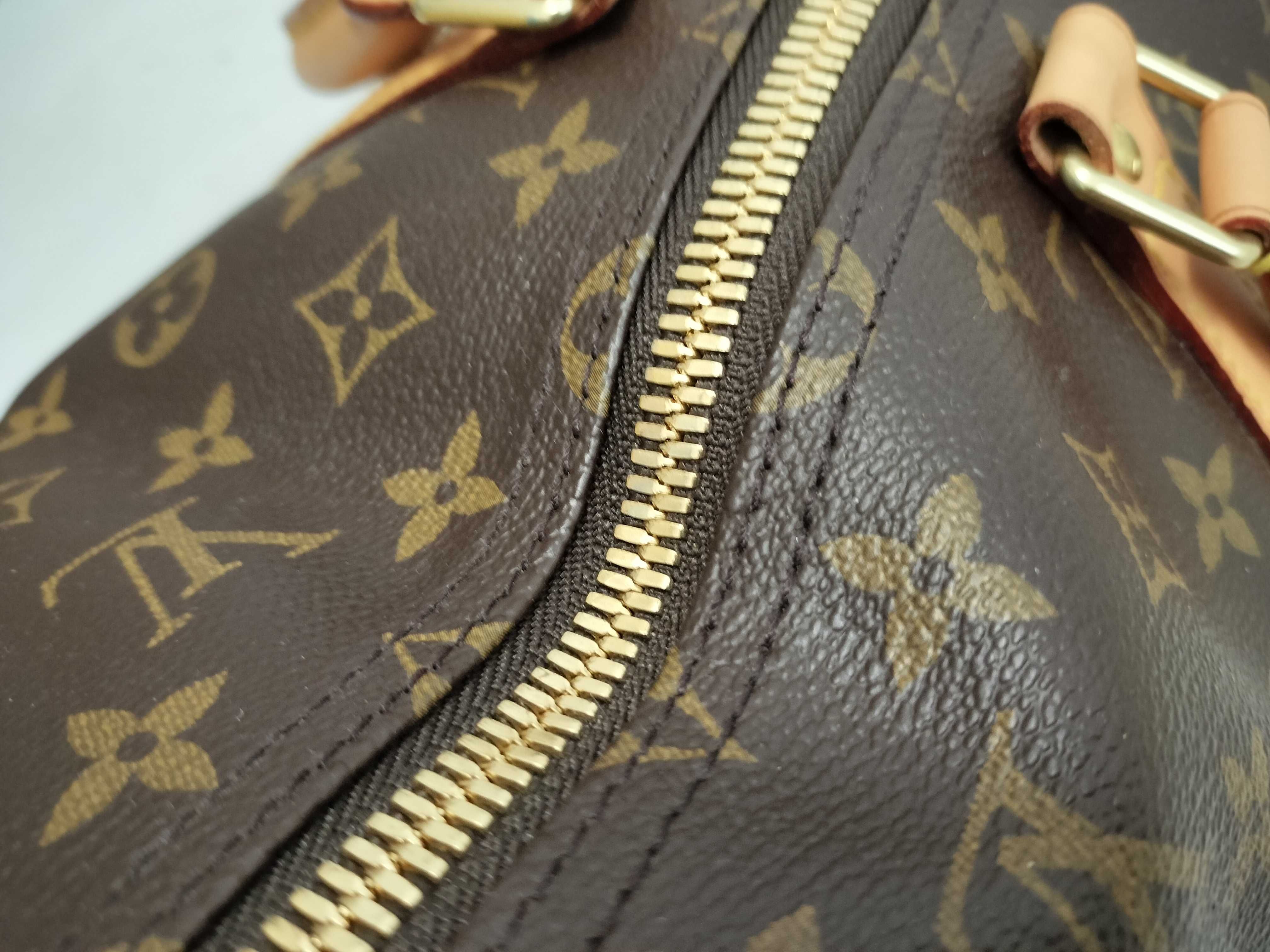 Monogram FR- Monogram Keepall 55 M41414 MB0045 Brown Boston Bag — view 6