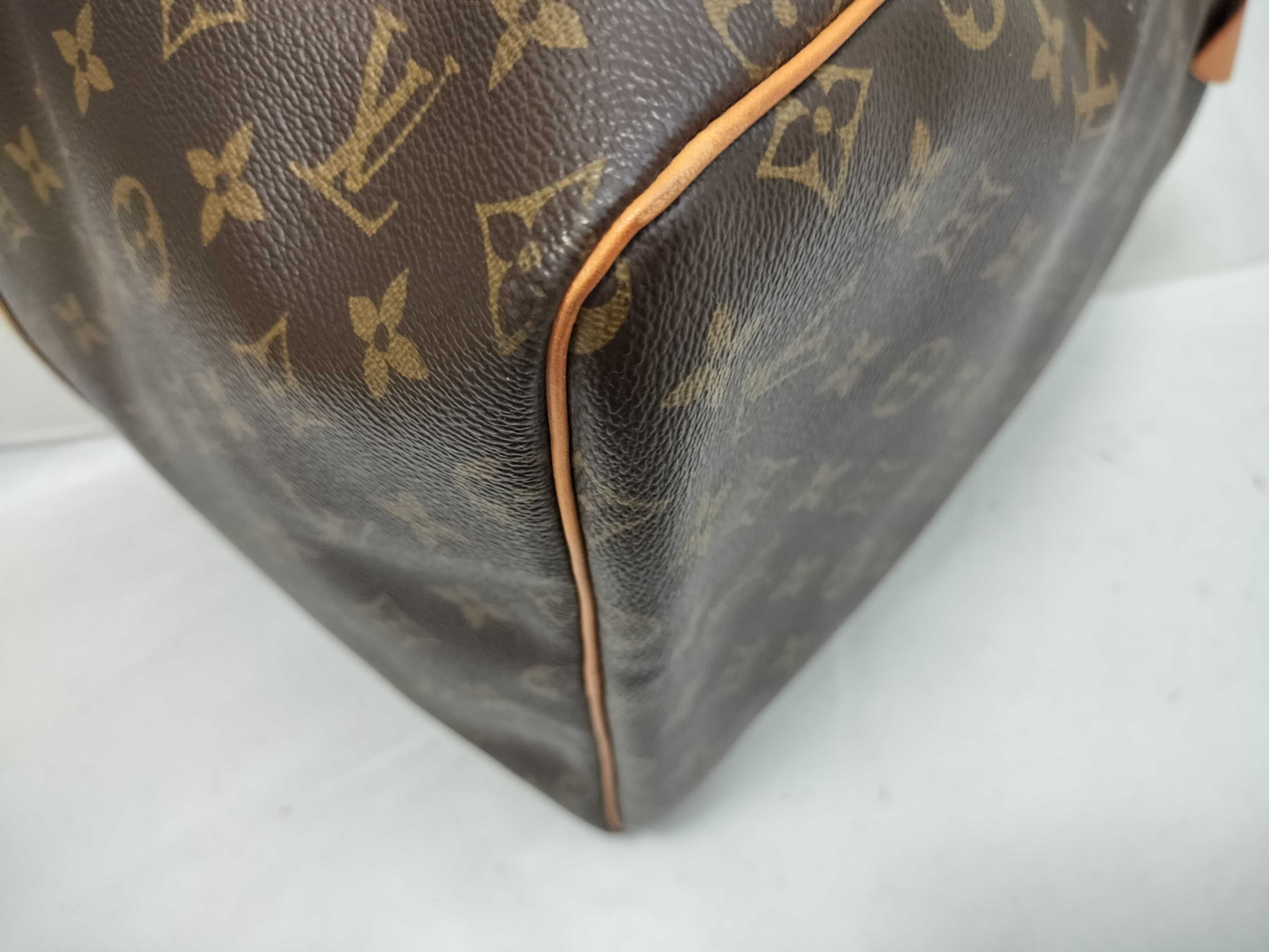 Monogram FR- Monogram Keepall 55 M41414 MB0045 Brown Boston Bag — view 7