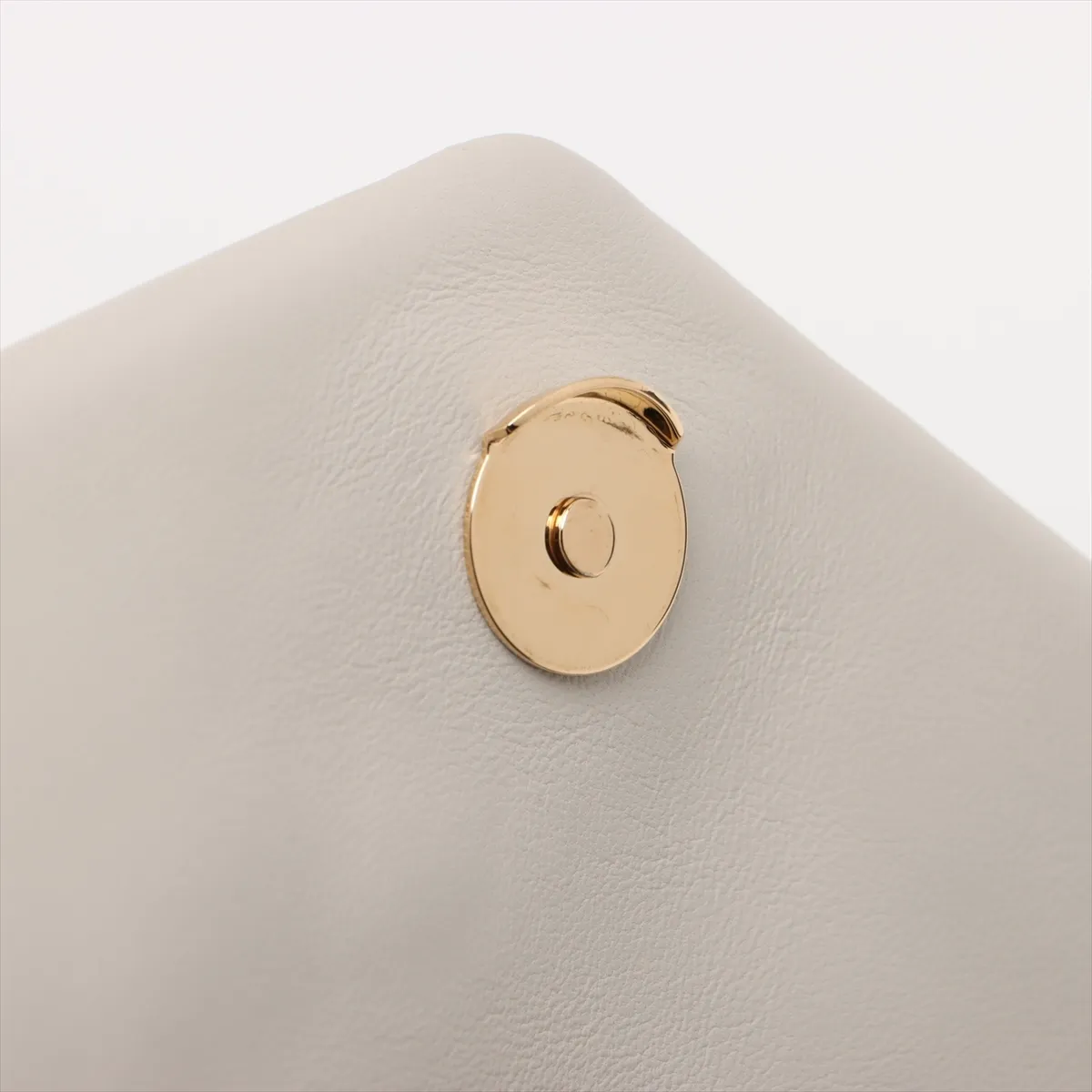 Lulu Puffer Leather Chain Shoulder Bag, Beige, 577476 — view 10